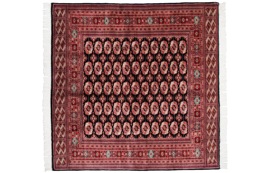 7x8 Vintage Fine Bokhara Square Carpet