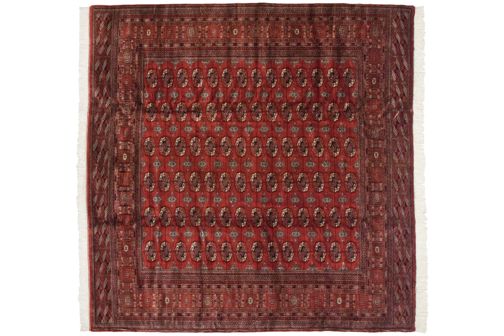 10x10 Vintage Fine Bokhara Square Carpet