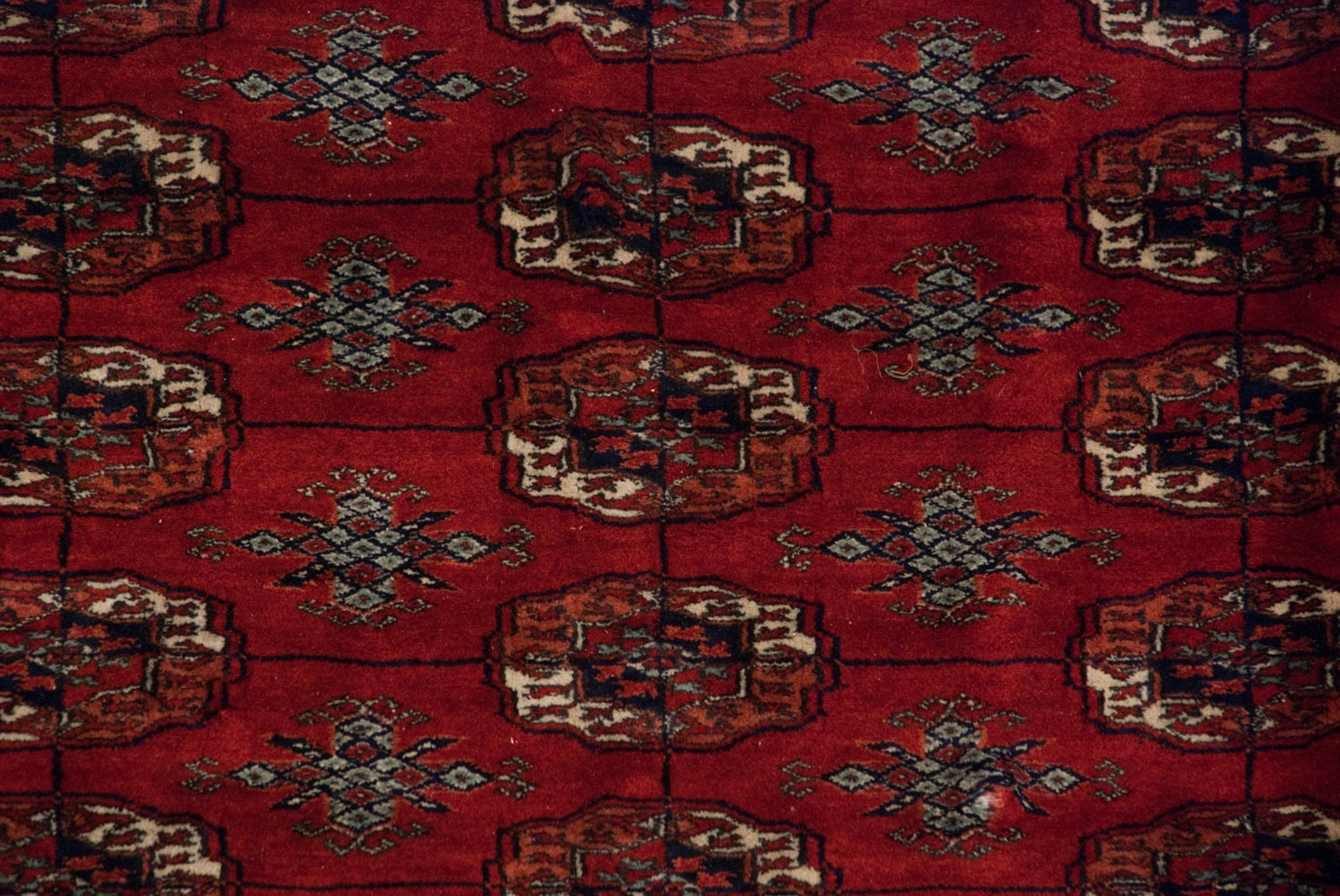 10x10 Vintage Fine Bokhara Square Carpet