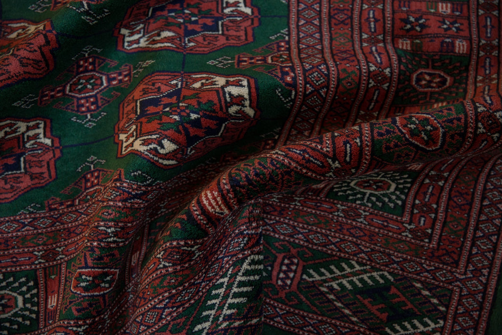 5x5 Vintage Fine Bokhara Square Rug