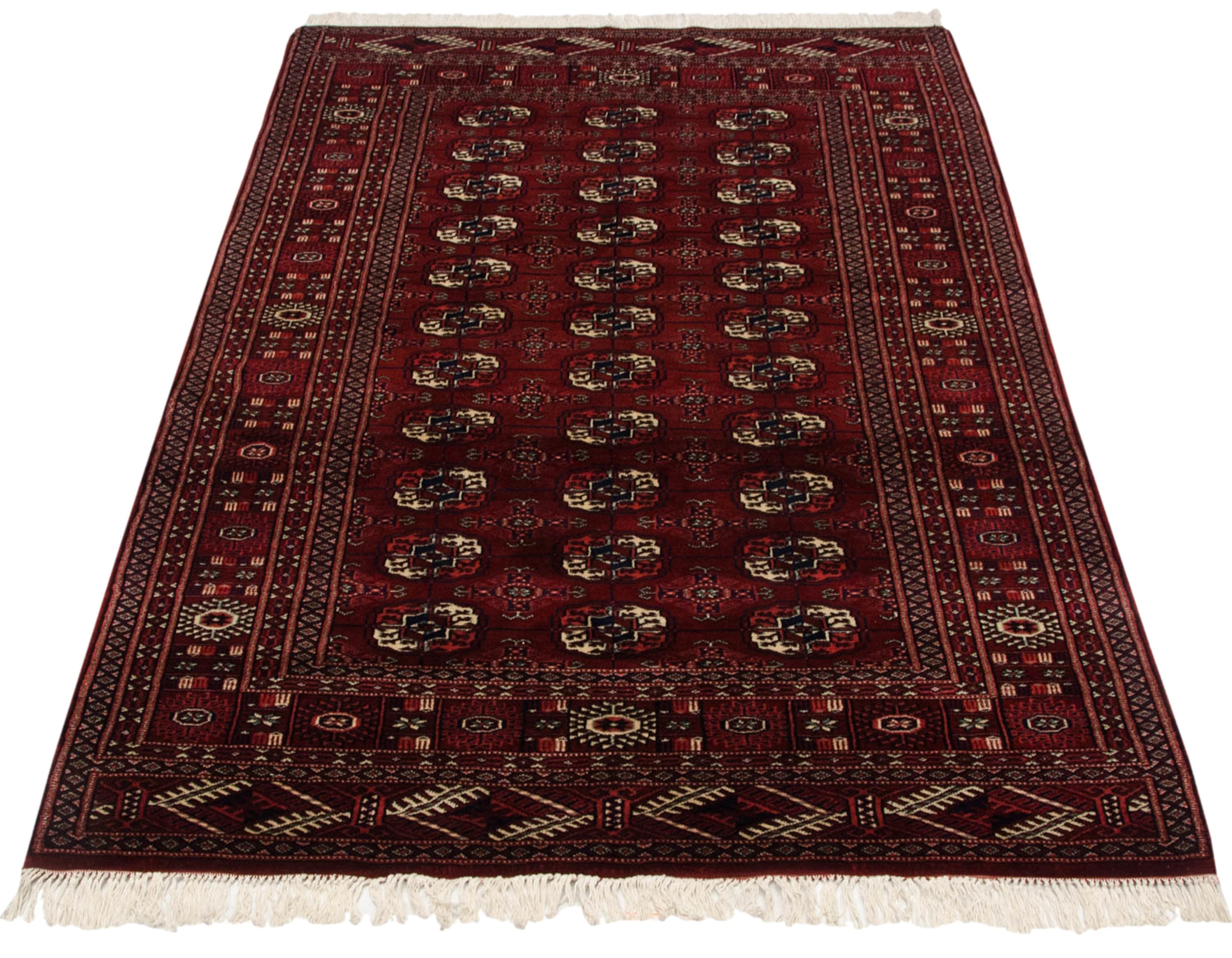 4x6 Vintage Fine Bokhara Rug