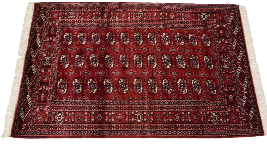 4x6 Vintage Fine Bokhara Rug