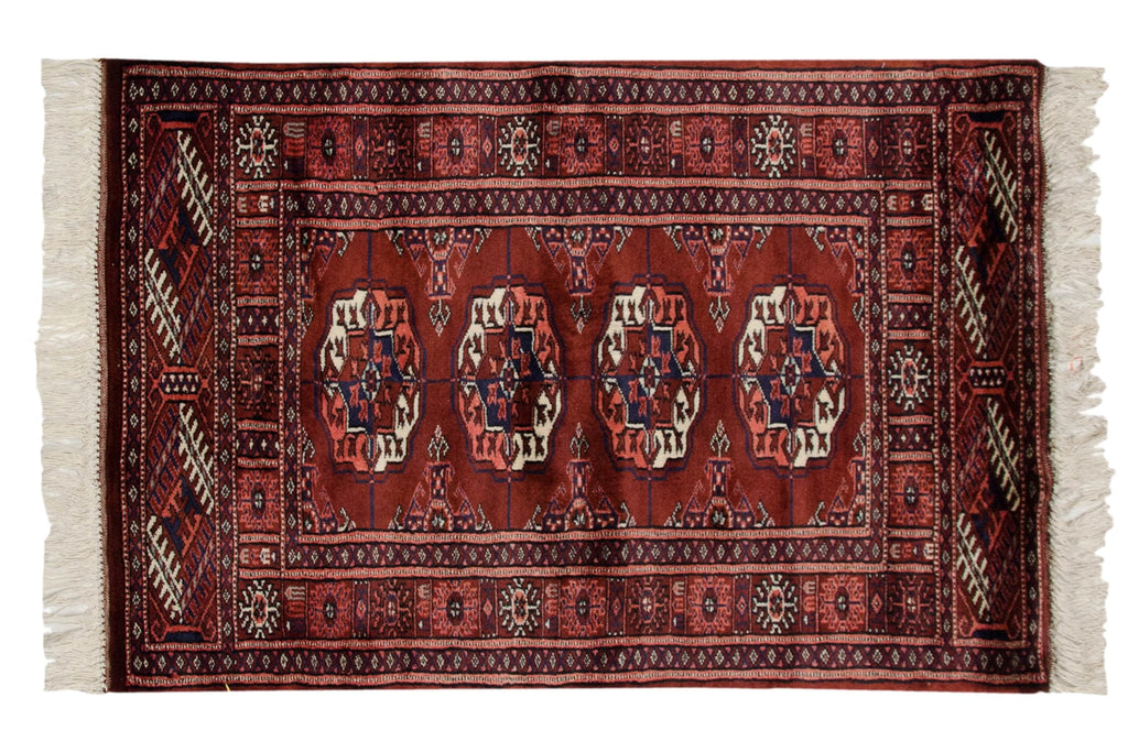 2x3 Vintage Fine Bokhara Rug Mat