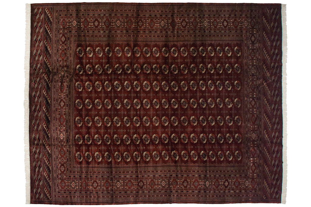12x14.5 Vintage Fine Bokhara Carpet