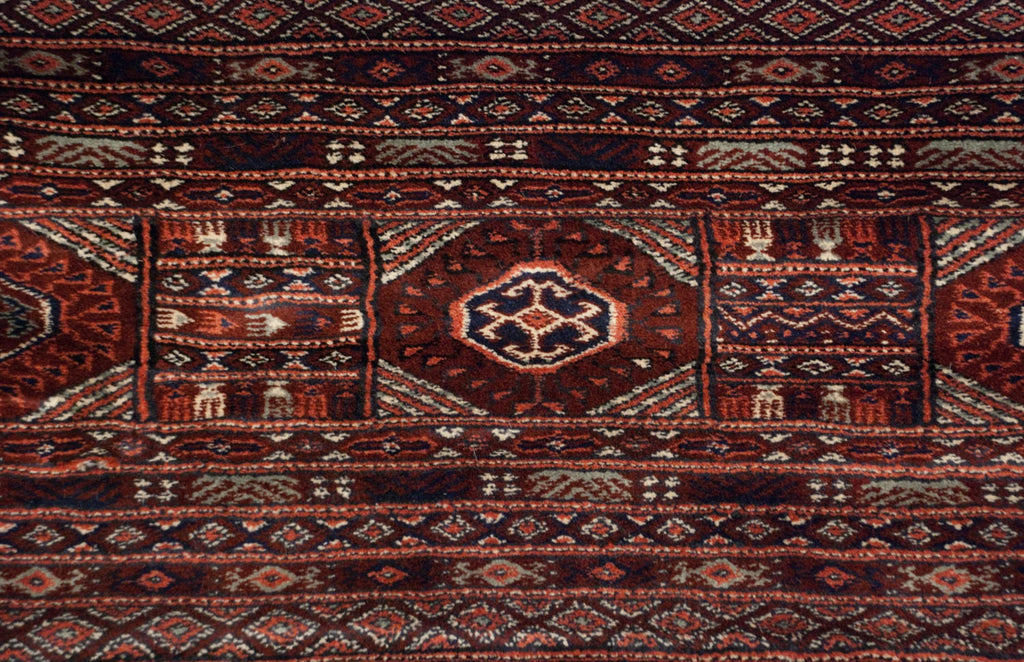 12x14.5 Vintage Fine Bokhara Carpet
