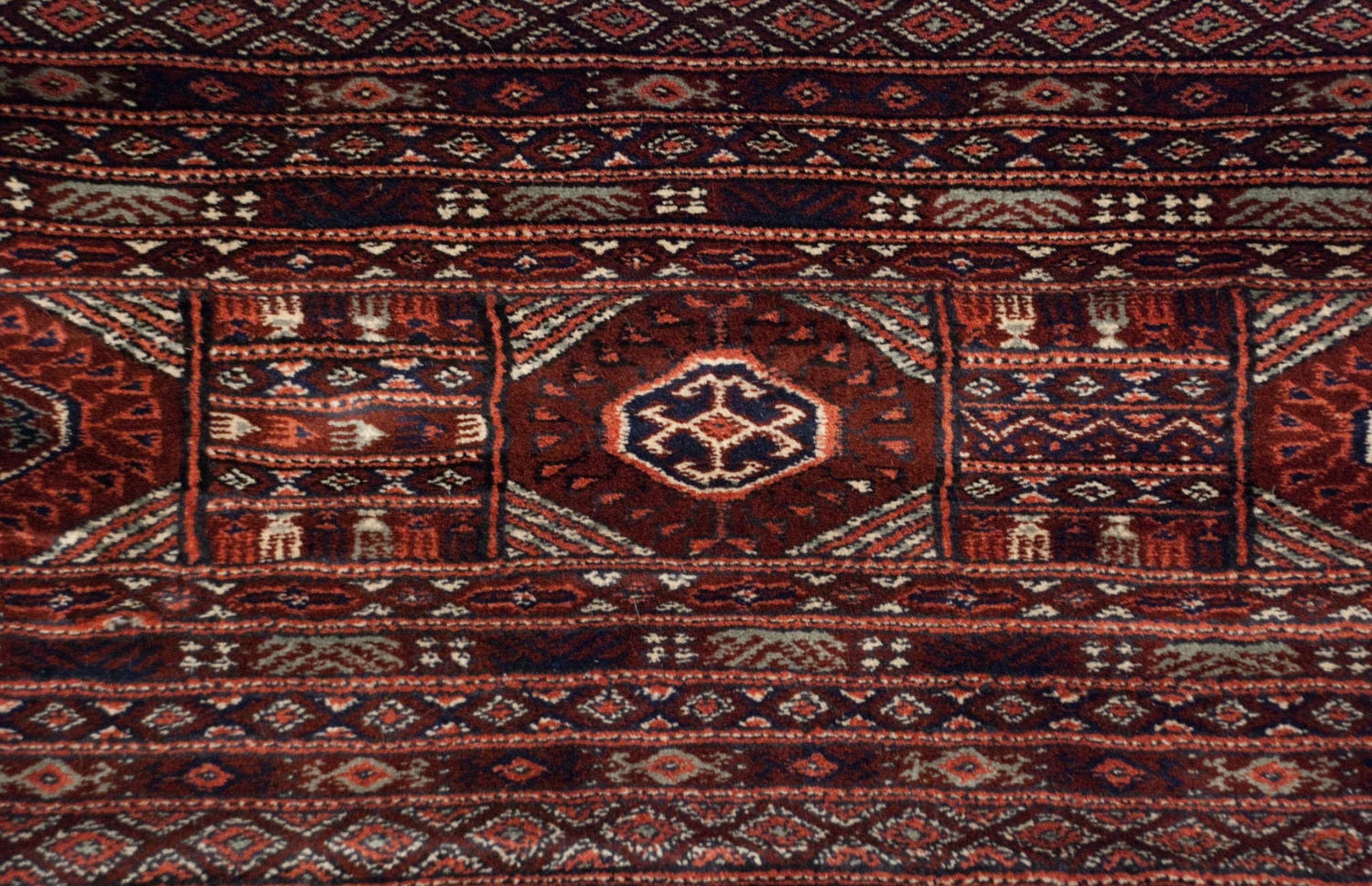 12x14.5 Vintage Fine Bokhara Carpet