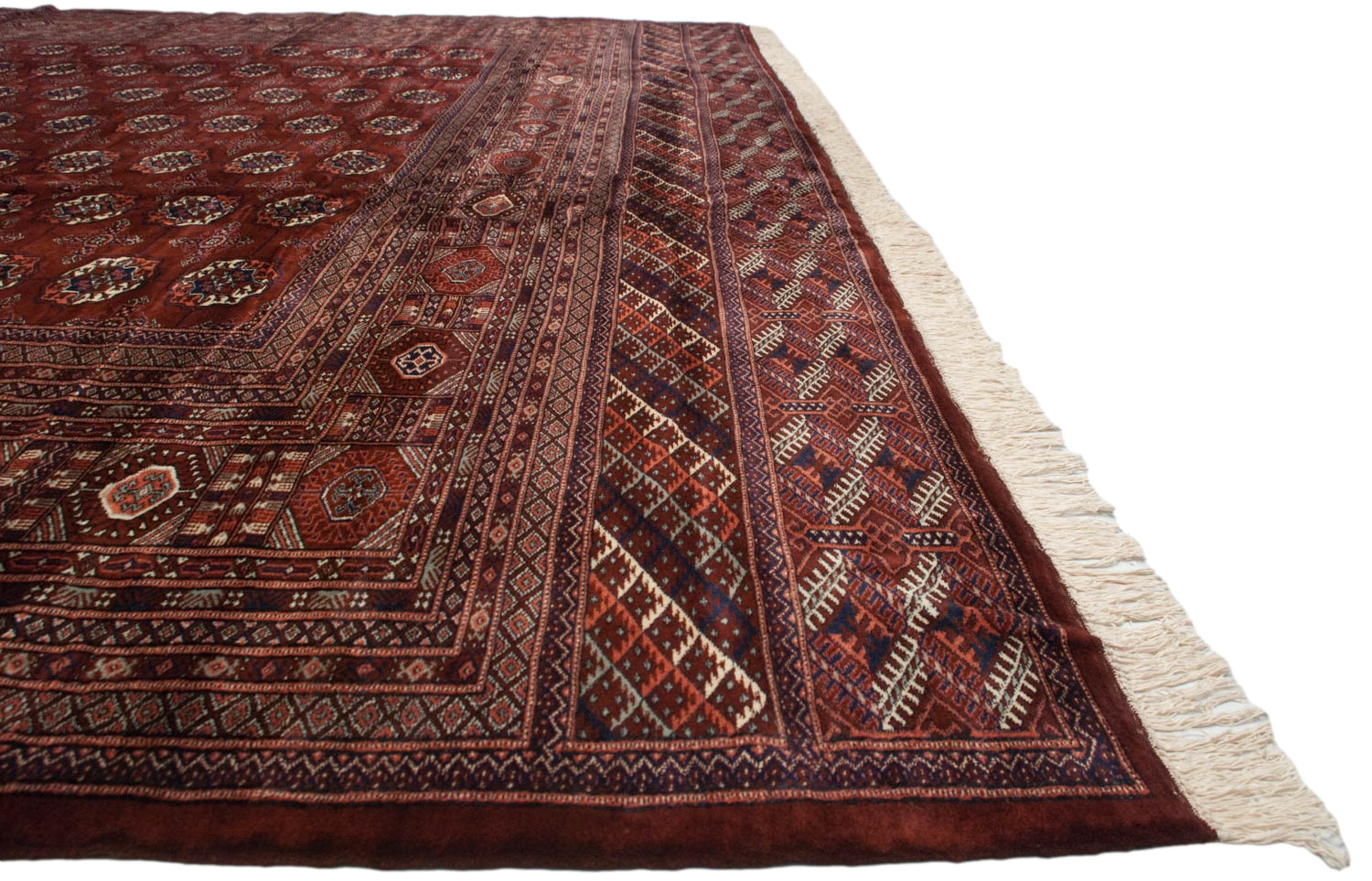 12x14.5 Vintage Fine Bokhara Carpet