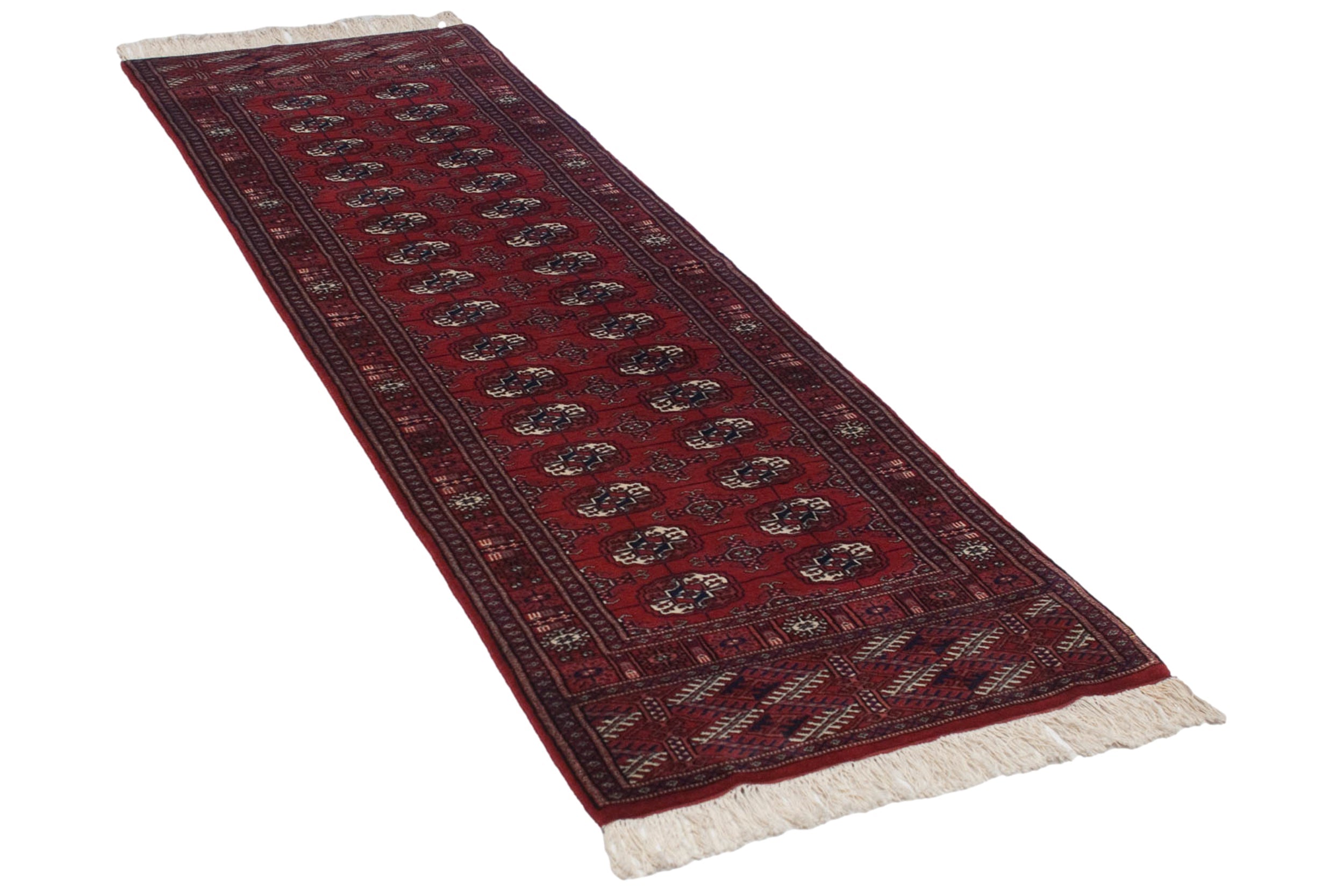 2.5x8 Vintage Fine Bokhara Rug Runner