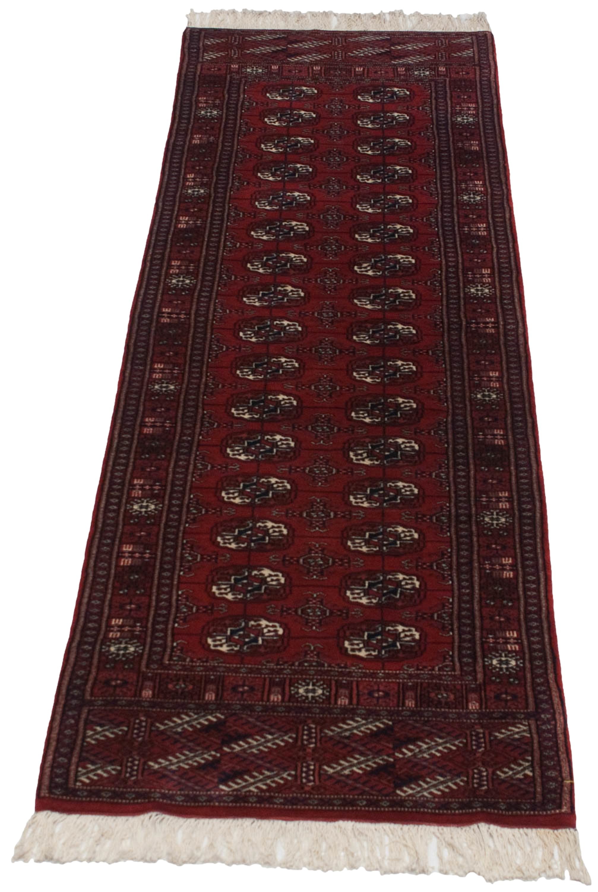 2.5x8 Vintage Fine Bokhara Rug Runner