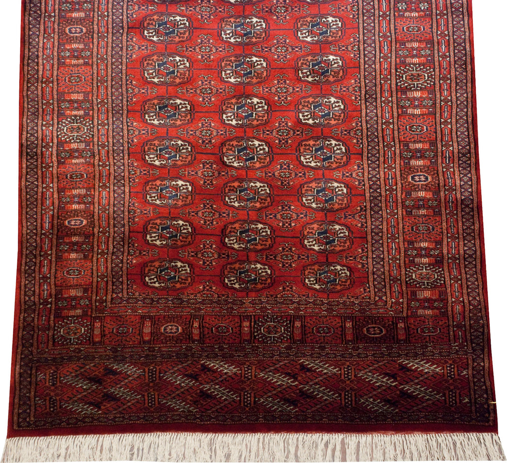 4x13.5 Vintage Fine Bokhara Rug Runner