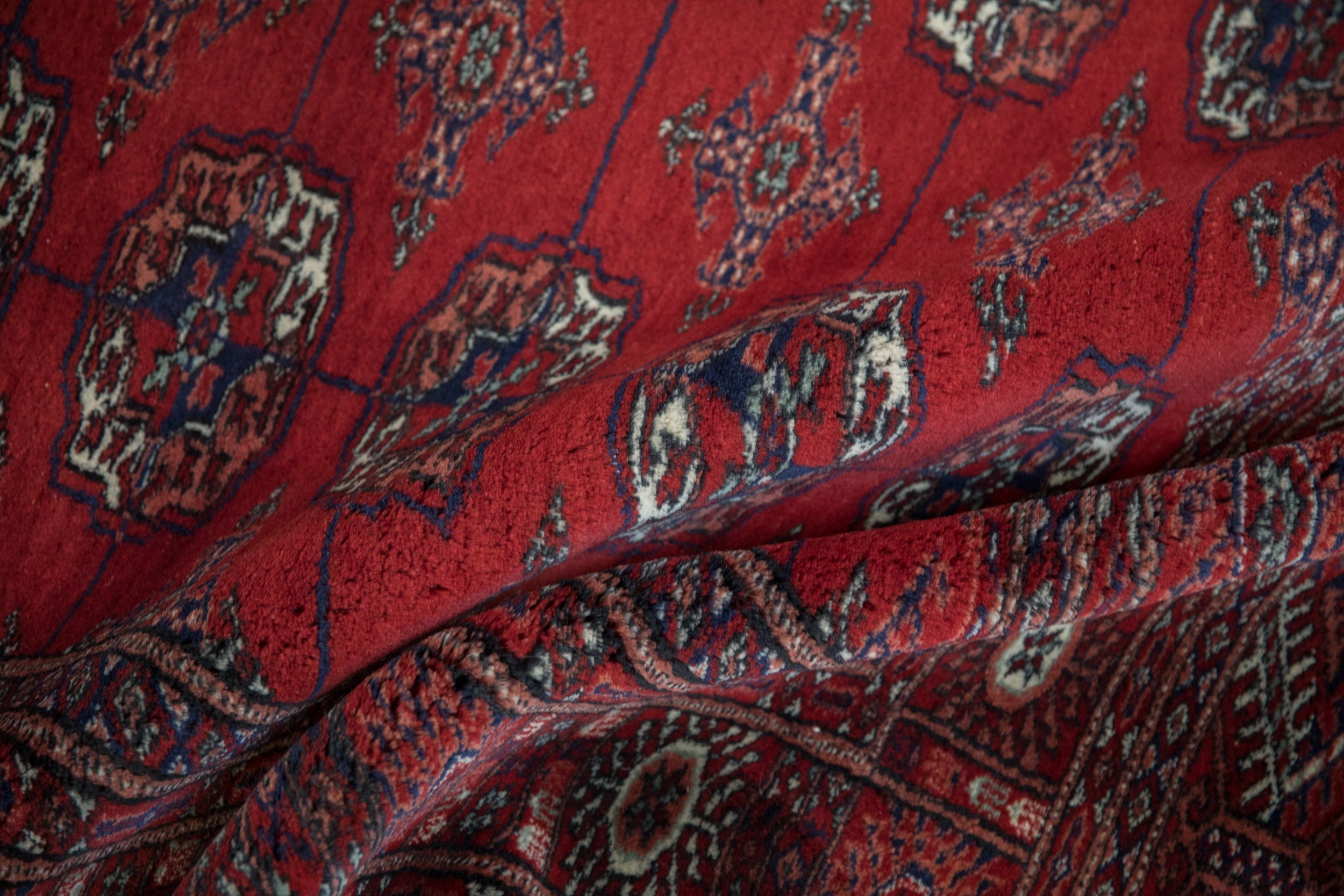 5x14 Vintage Fine Bokhara Rug Runner