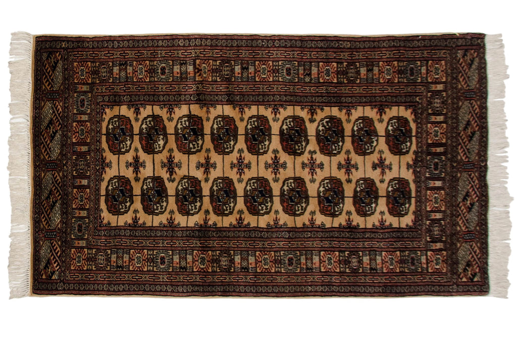 3x5.5 Vintage Fine Bokhara Rug
