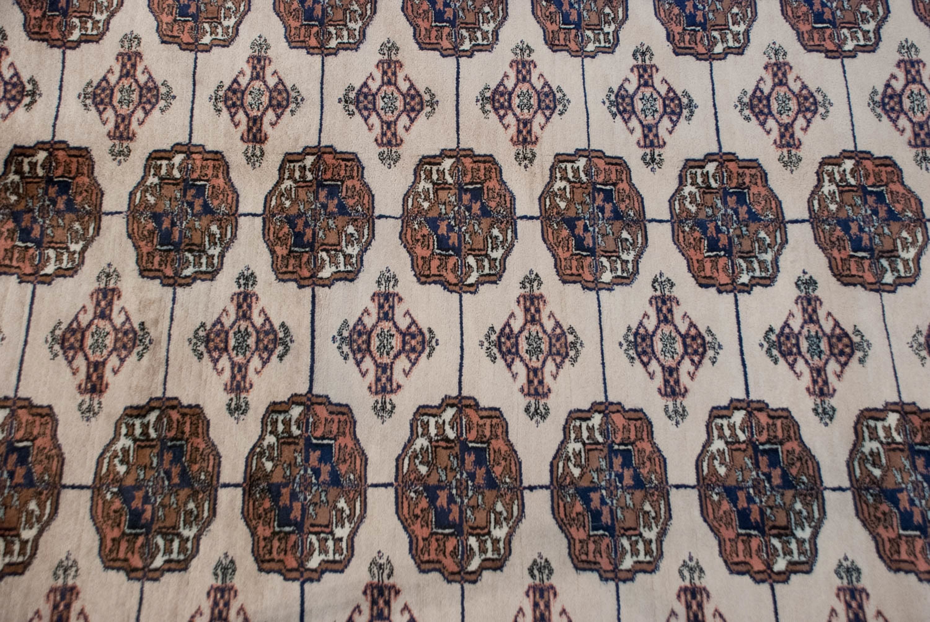 9x12 Vintage Fine Bokhara Carpet