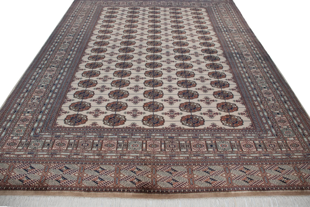 9x12 Vintage Fine Bokhara Carpet