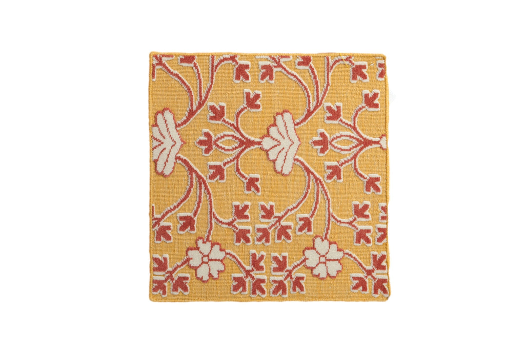 2x2 New Indian Samarkand Design Square Rug Mat