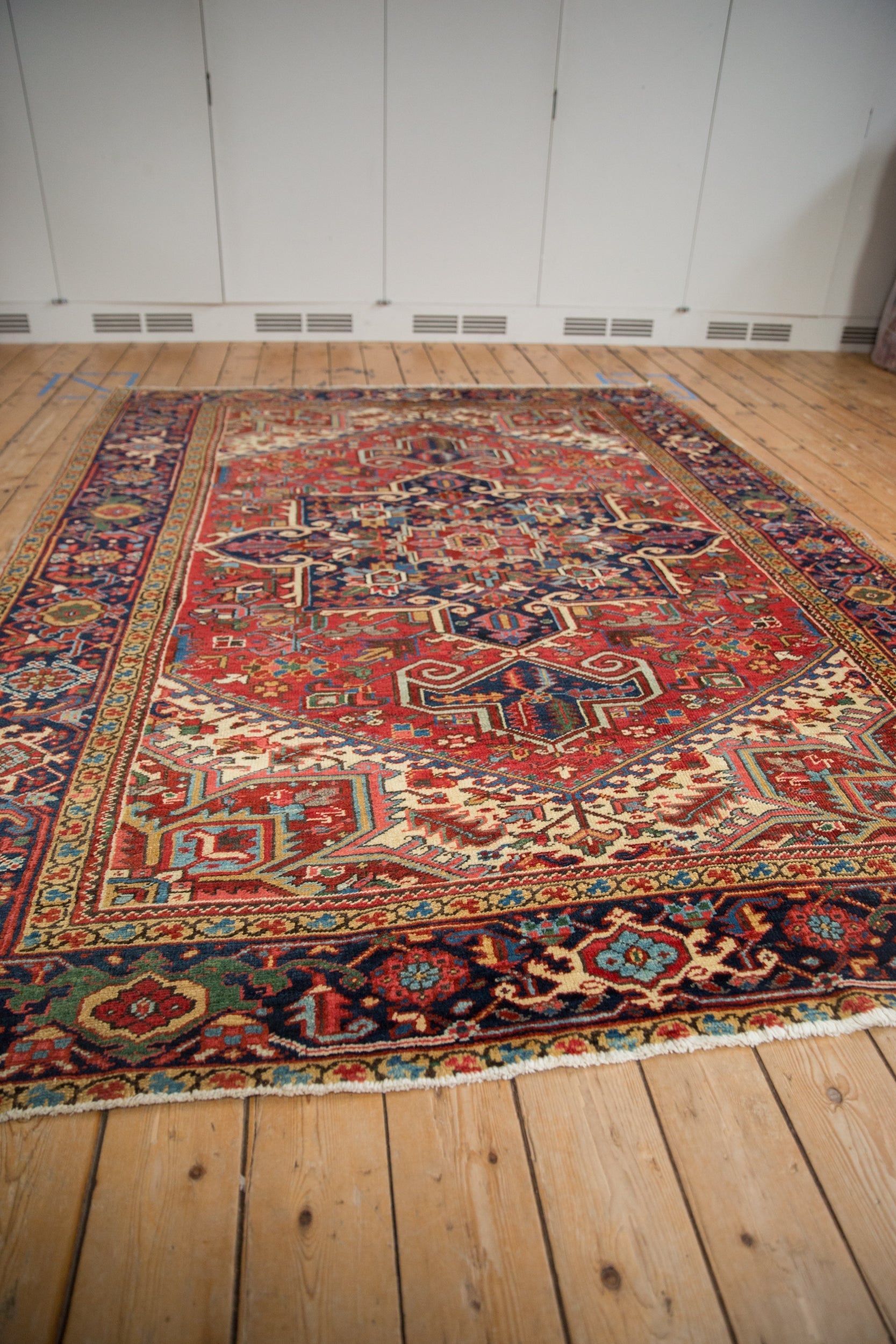 7x9.5 Vintage Heriz Carpet