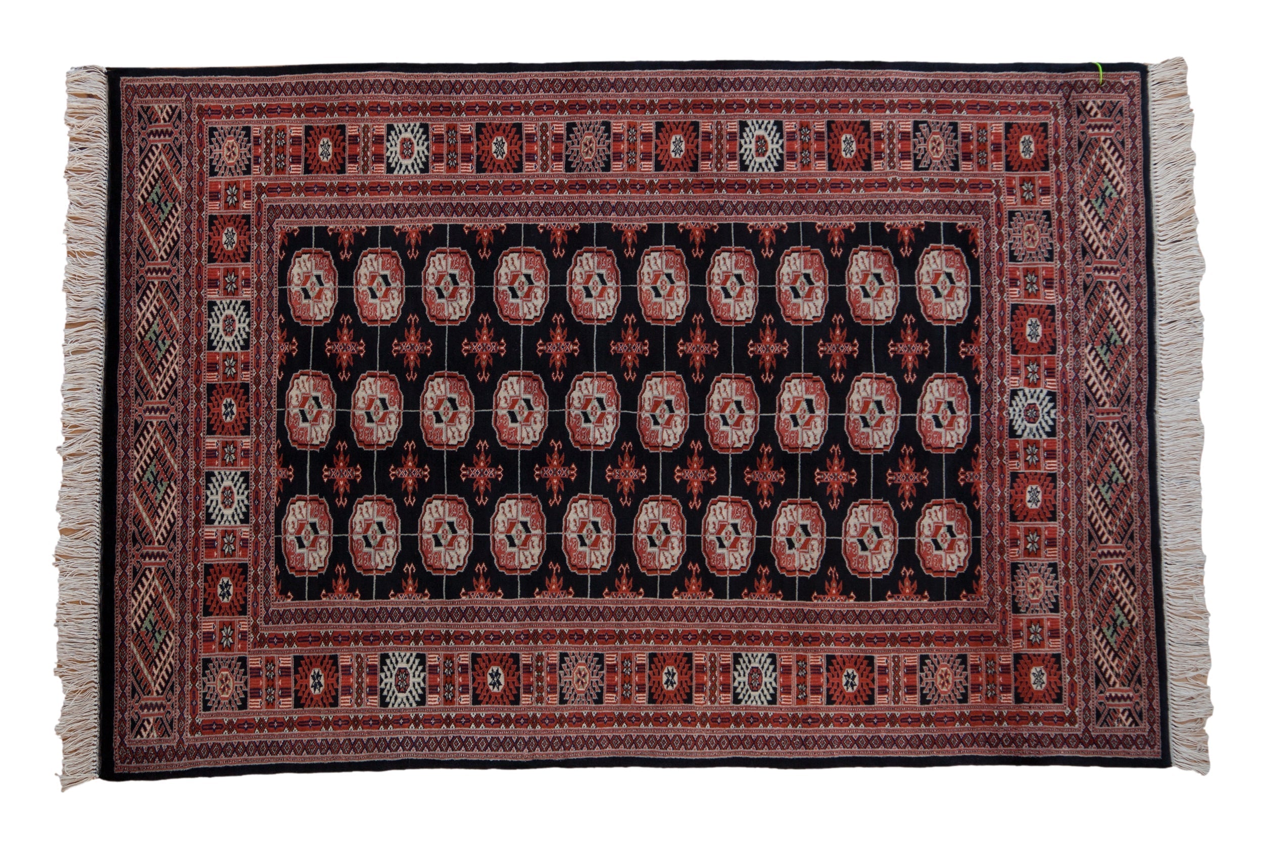 4x6 Vintage Fine Bokhara Rug