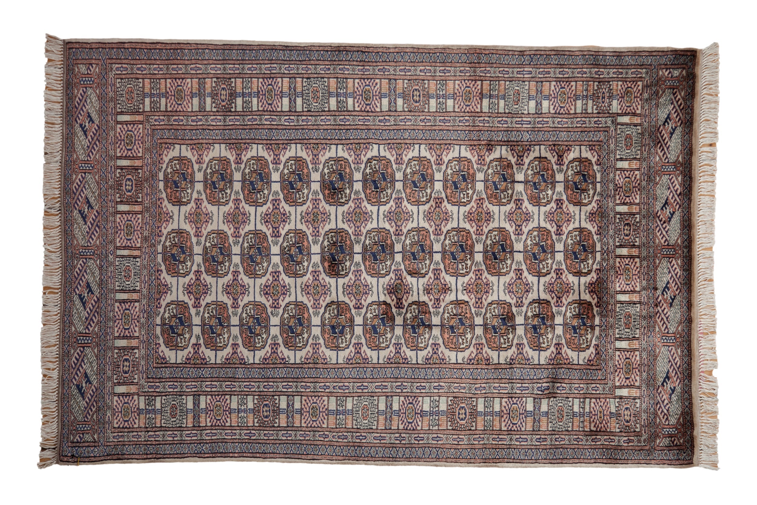 4x6 Vintage Fine Bokhara Rug