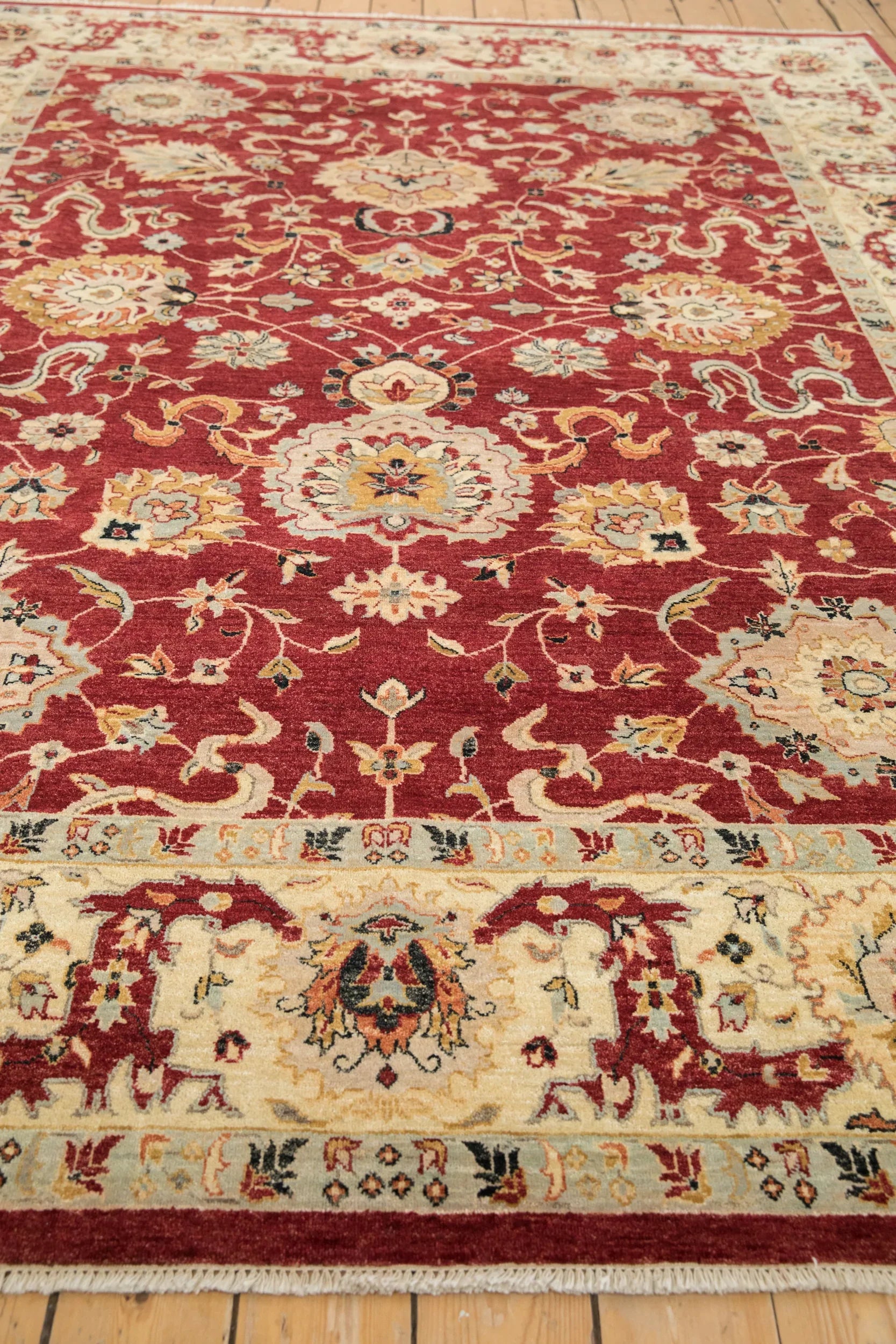 8x10.5 Indian Sultanabad Design Carpet