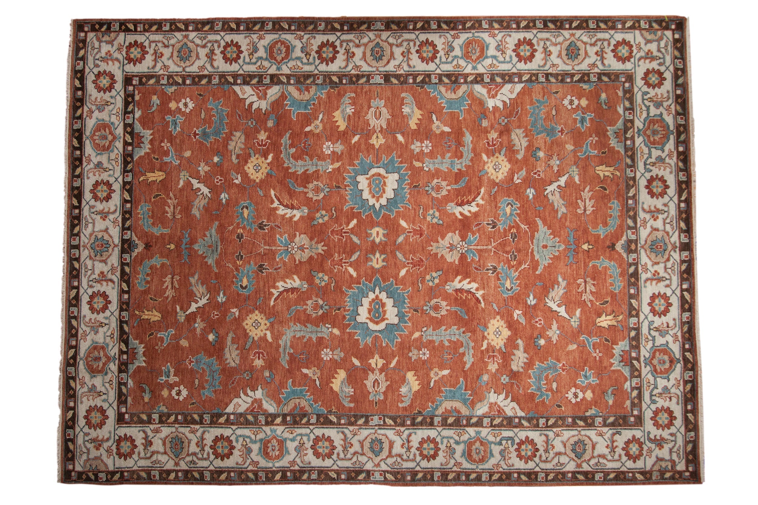 10x13.5 Indian Mahal Design Carpet