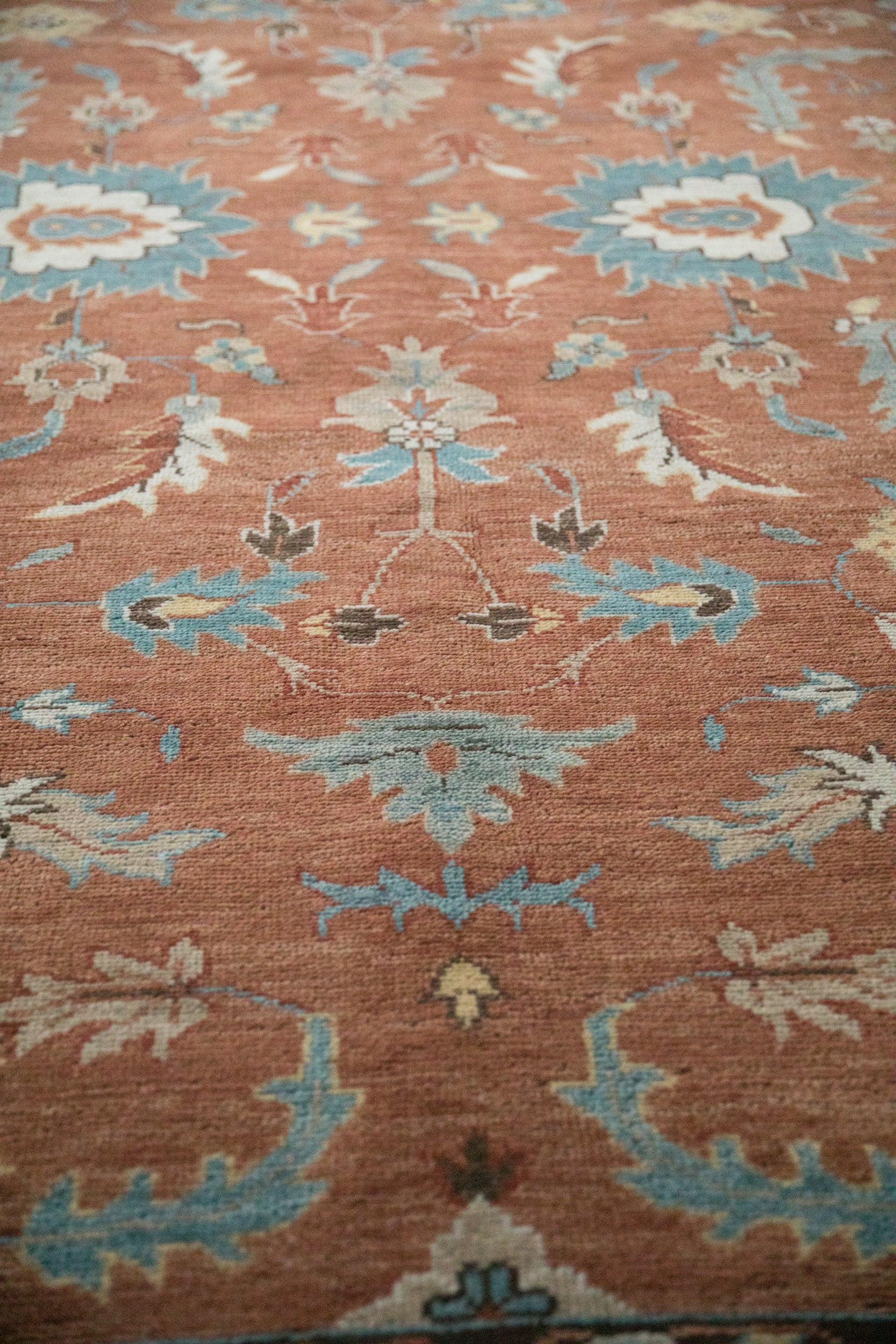 10x13.5 Indian Mahal Design Carpet