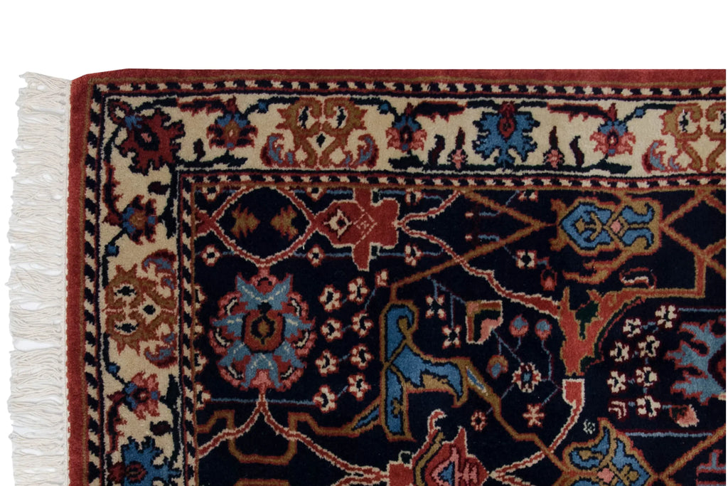 3.5x5.5 Vintage Indian Bijar Design Rug