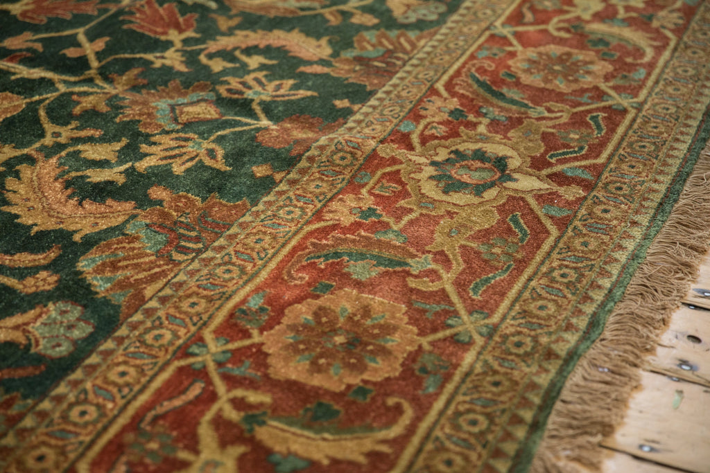 9x11.5 Vintage Indian Serapi Design Carpet