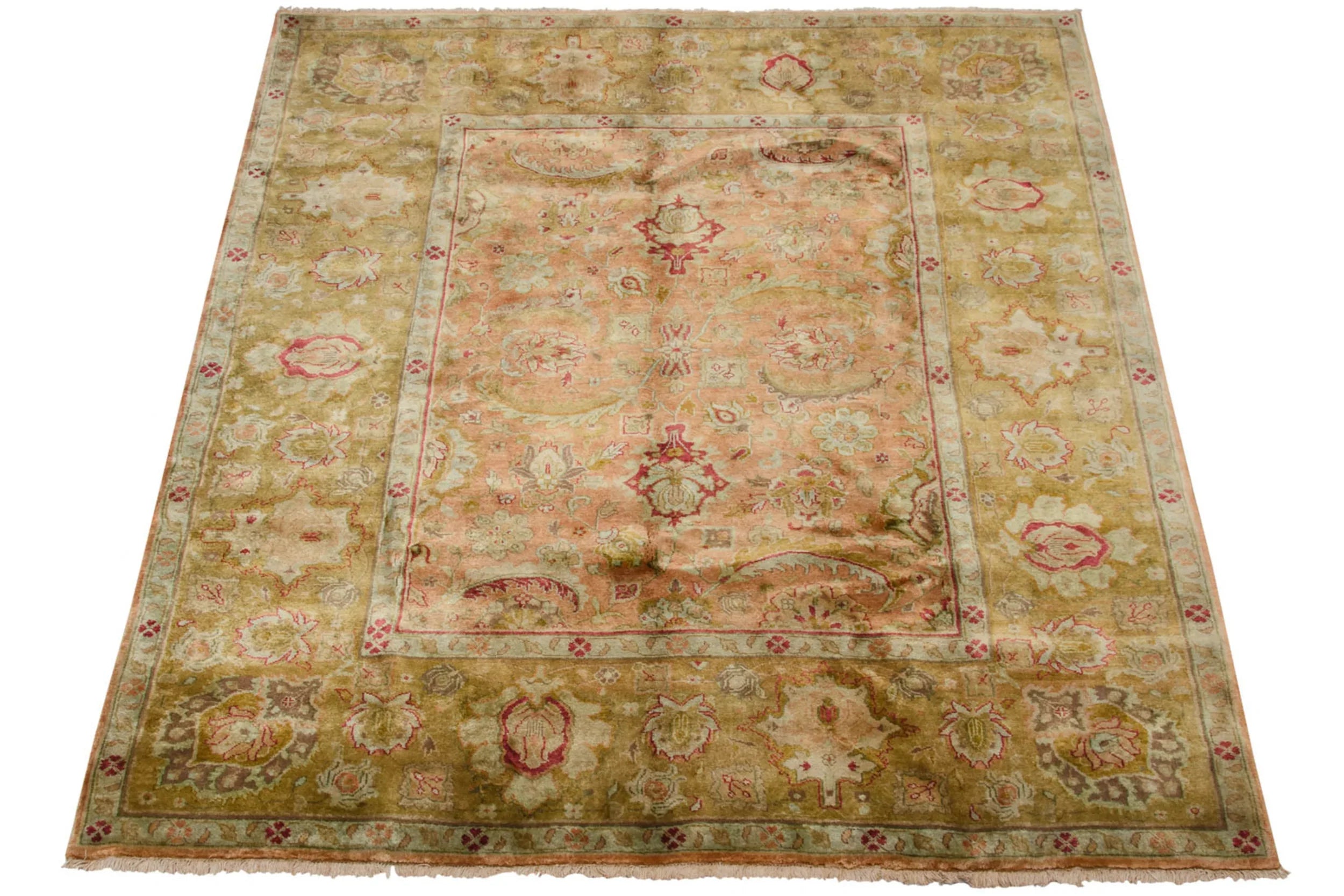8.5x9.5 Vintage Agra Square Carpet