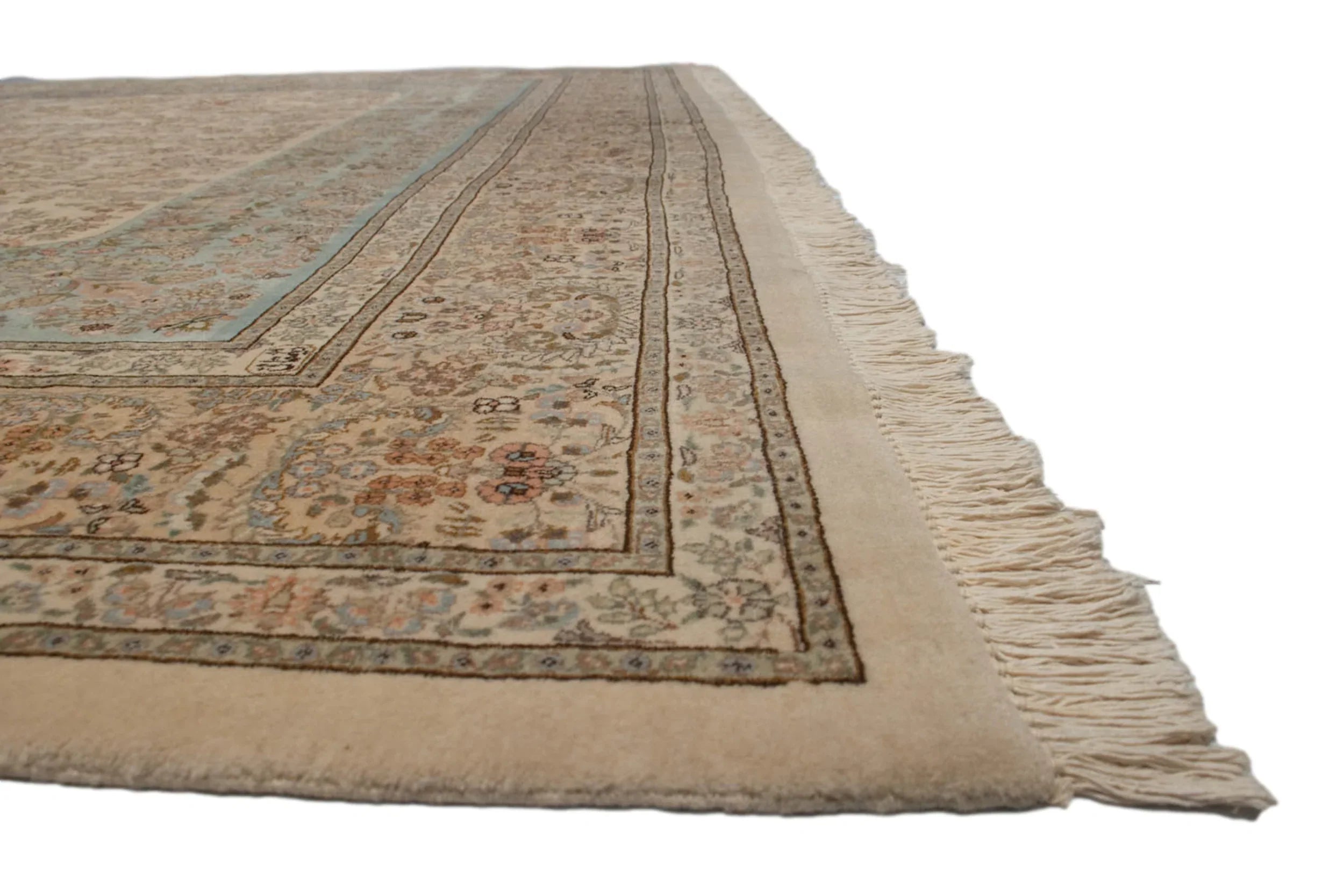 12x17.5 Vintage Tabriz Carpet