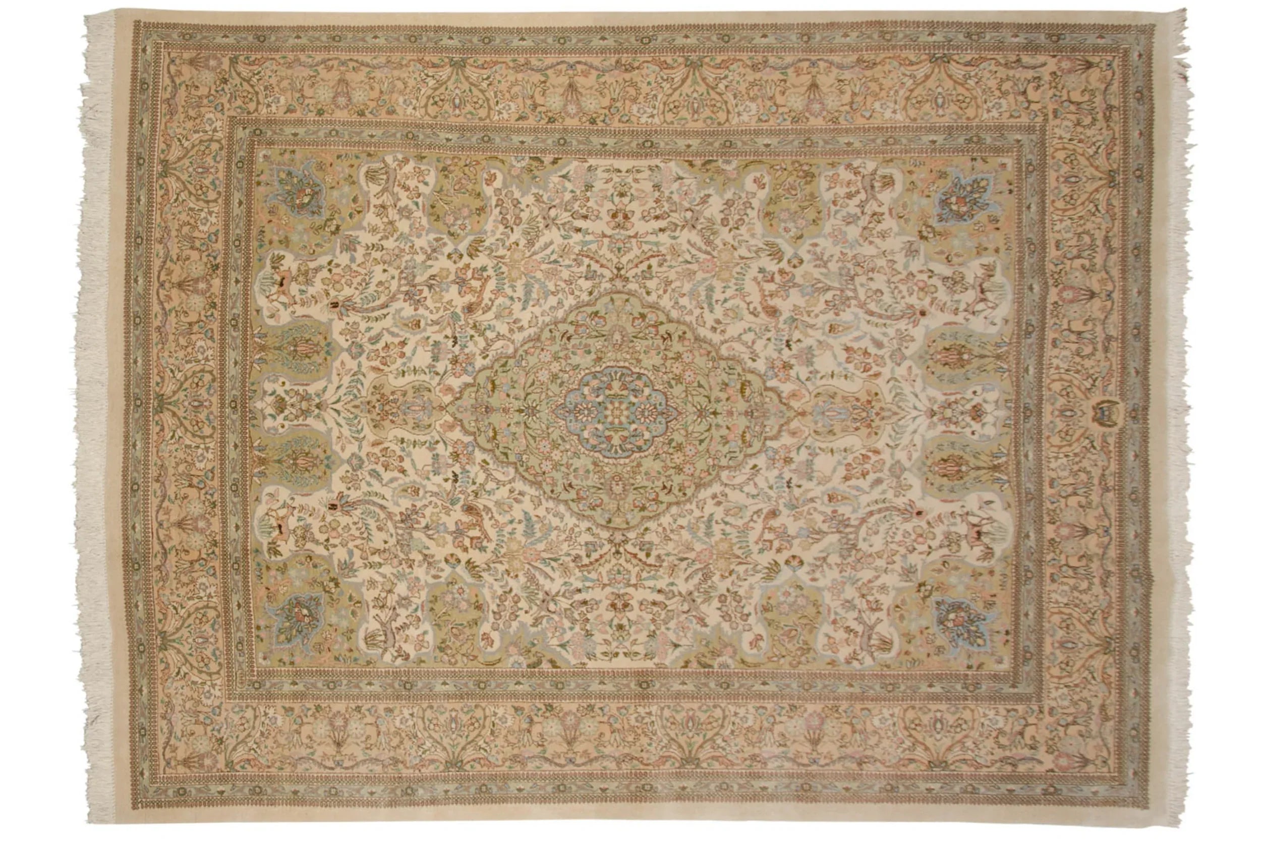 8.5x11 Vintage Tabriz Carpet