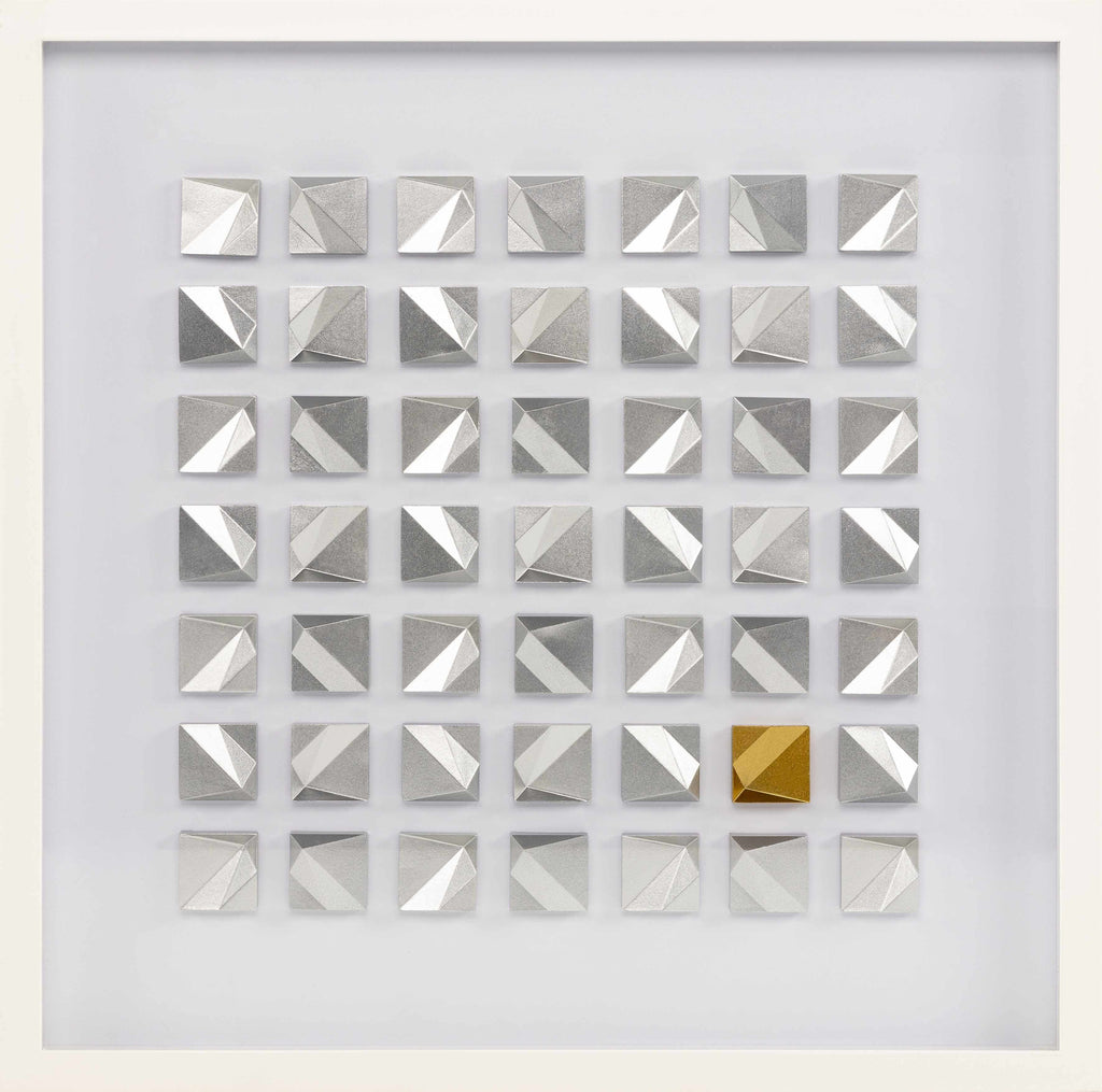 Mountainaire Silver Facet Wall Art