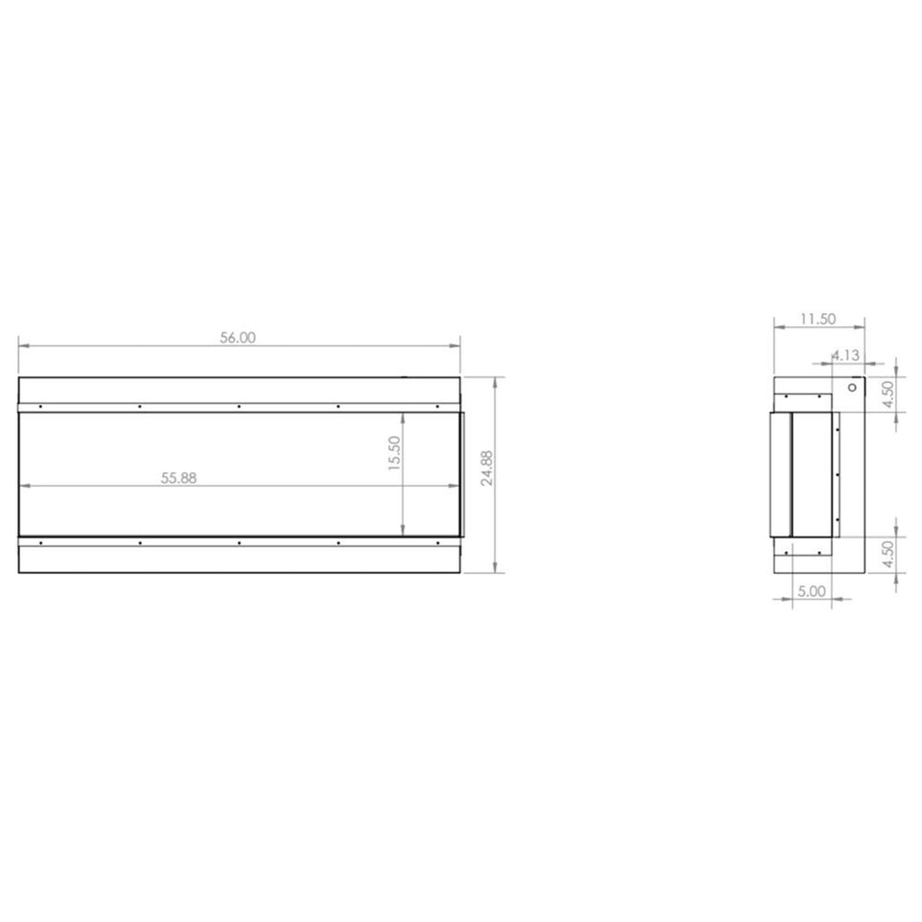 Modern Flames Redstone 30" Built-In Traditional Electric Fireplace [RS-3021] (SAK84729)