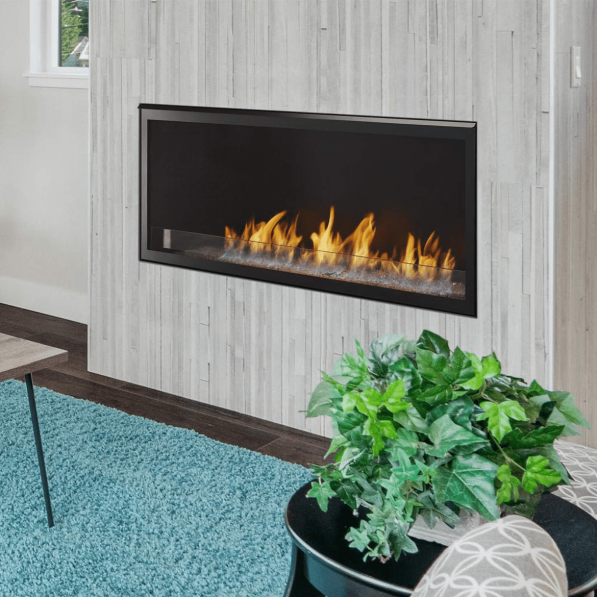 Monessen Artisan 42" Vent-Free Linear Fireplace With IPI Plus Electronic Ignition And Remote Control [AVFL42N/PIP-BU] (SAK27391)