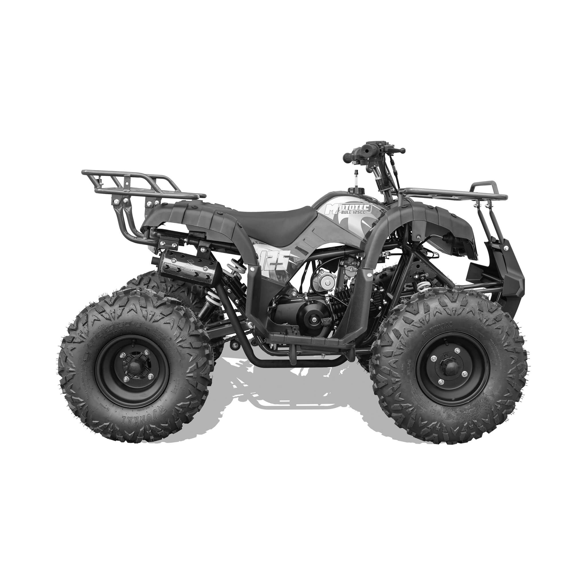 MotoTec Bull 125CC 4-Stroke Mini Kids 4 Wheeler Gas ATV Quad (SAK64813)