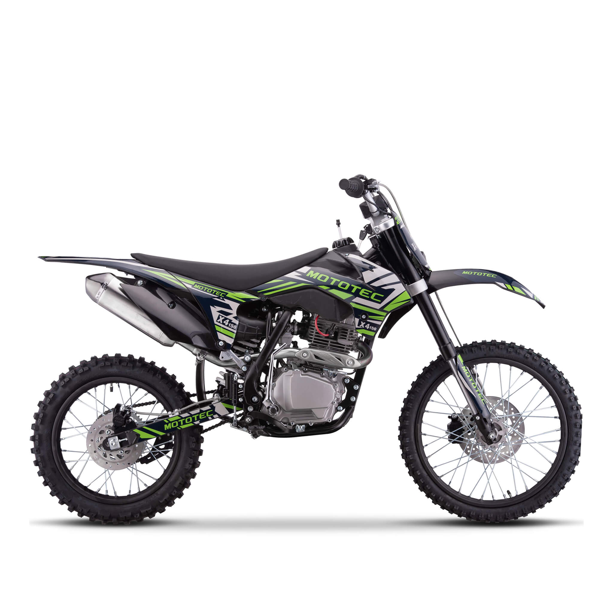MotoTec X4 150CC 4-Stroke High-Performance Gas-Powered Dirt Bike (SAK95731)