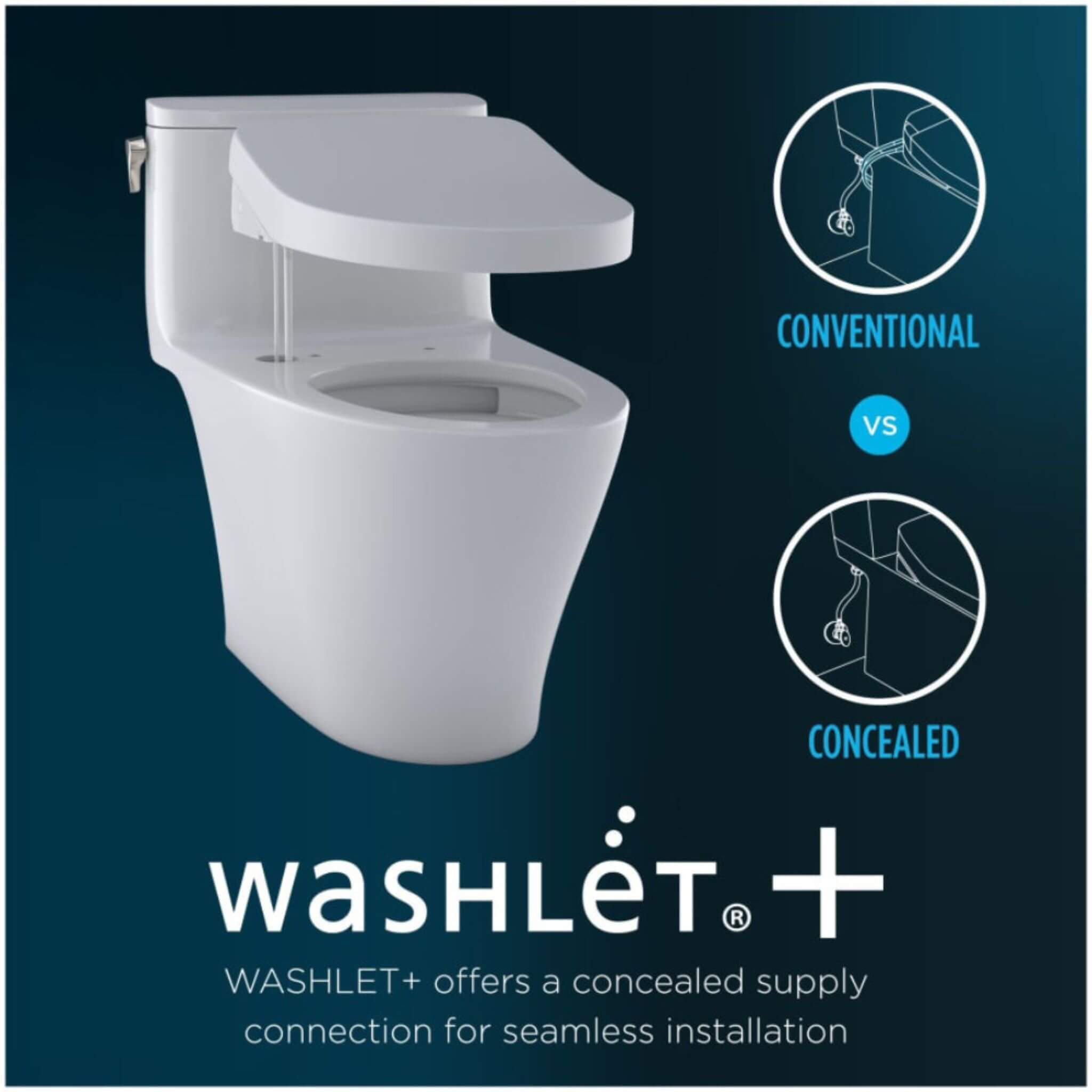 [MW4424726CEFG#01] TOTO Nexus 1.28 GPF Elongated Chair Height Toilet With Washlet S7 (SAK15604)