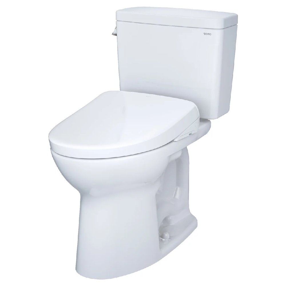 [MW7764726CSFGA#01] TOTO Drake 1.6 GPF Elongated Chair Height Ewater Toilet With Washlet S7A Auto Flush (SAK64218)