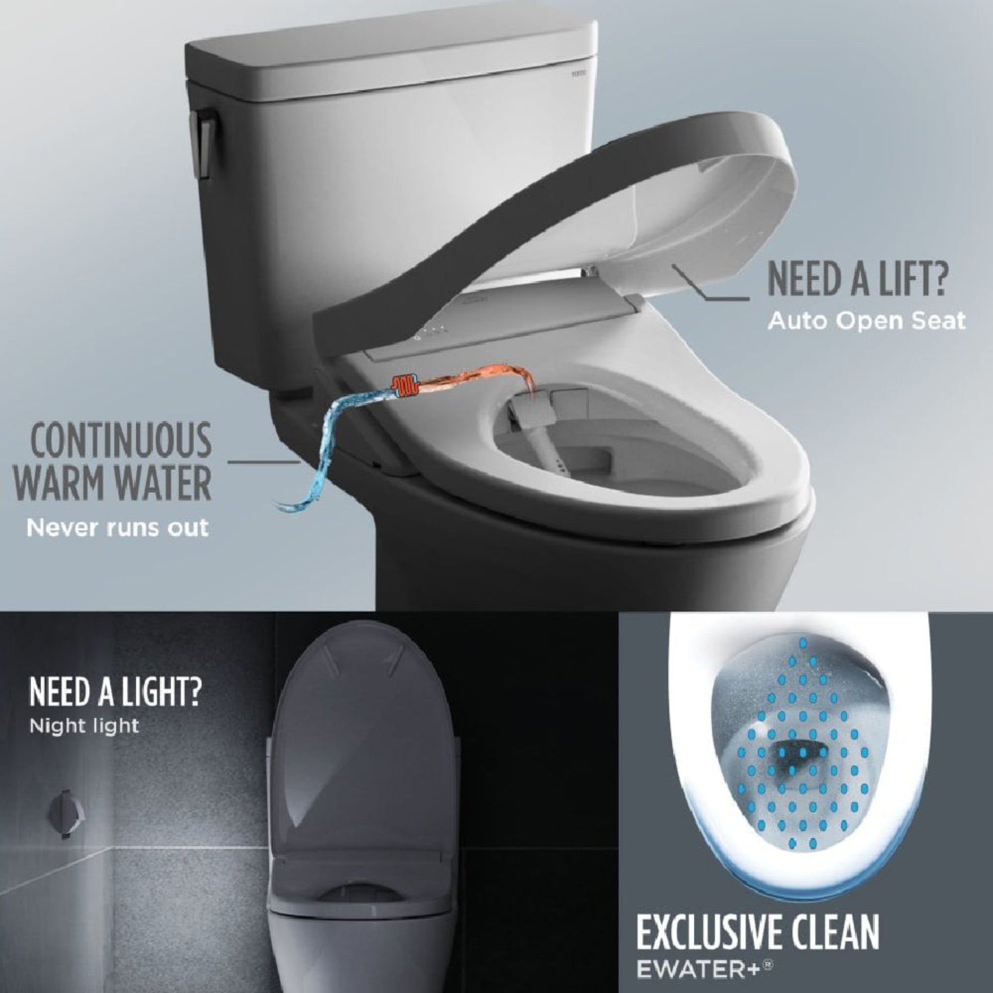 [MW7764736CSFG#01] TOTO Drake 1.6 GPF Elongated Chair Height Toilet W/ Washlet S7A Auto Bidet Seat & EWater+ Technology (SAK56915)