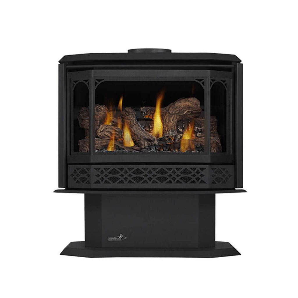 Napoleon Havelock 50 Direct Vent Natural Gas Stove With Triple Burner, 28" [GDS50-1NE] (SAK68193)