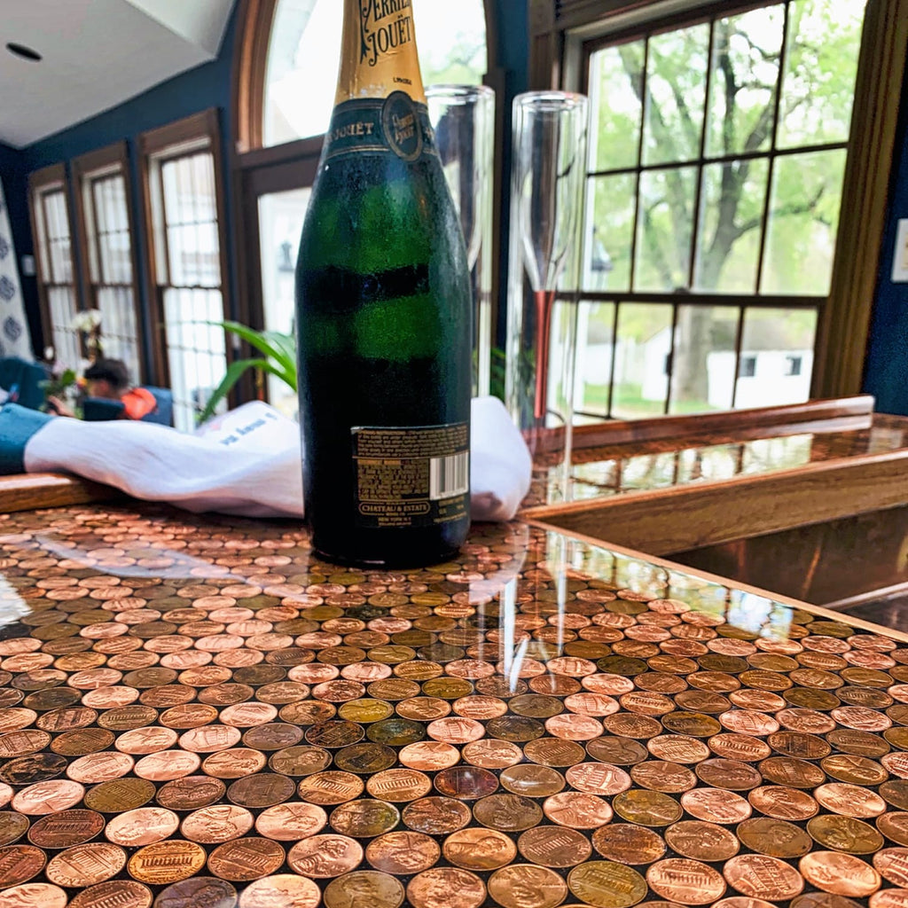Bar Top and Table Top Clear Epoxy Resin 8 Gallons