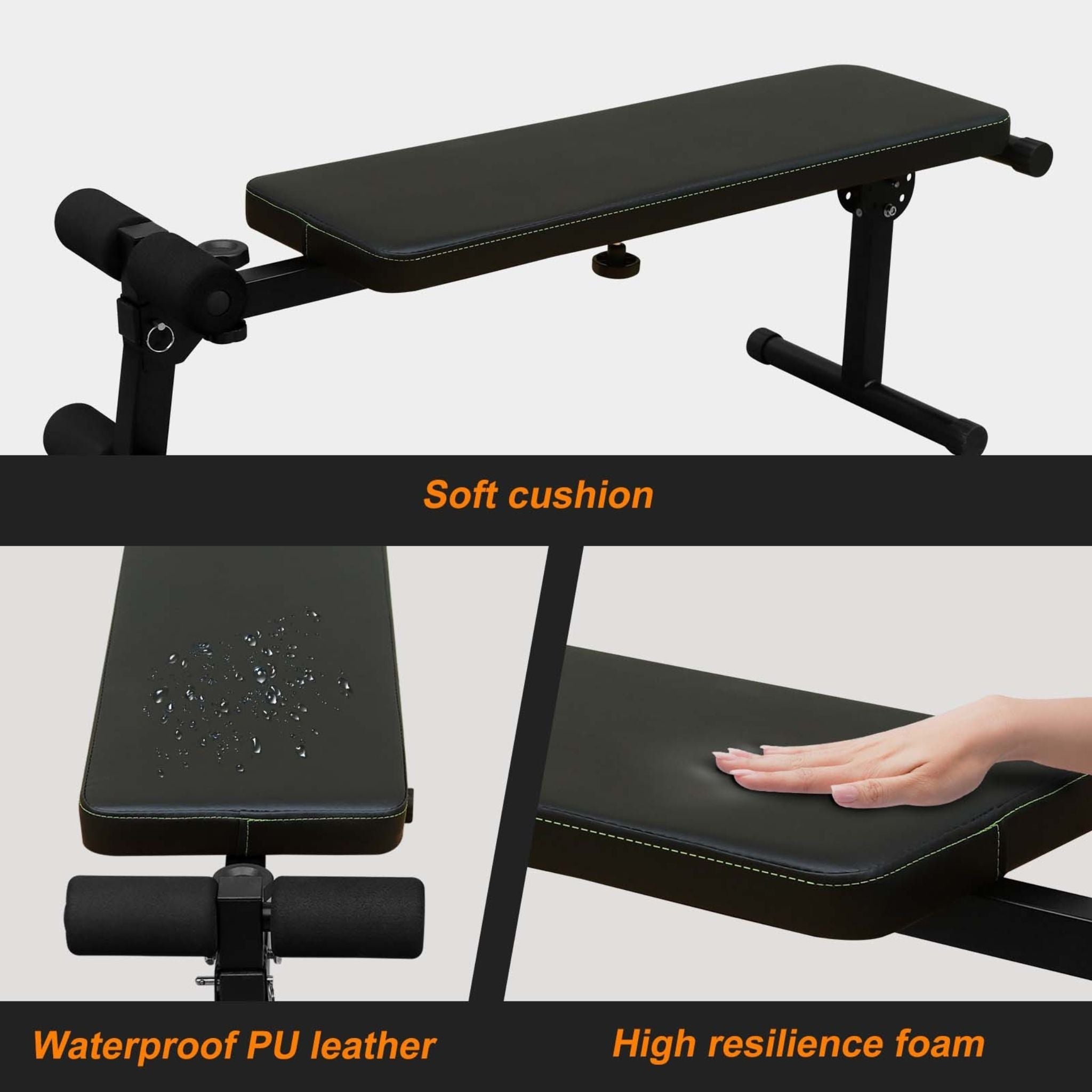 Power Tower Heavy Duty Multi-Functional Dip Station With Bench, Pull Up Bar, And Adjustable Height For Home Gyms (SAK64327)