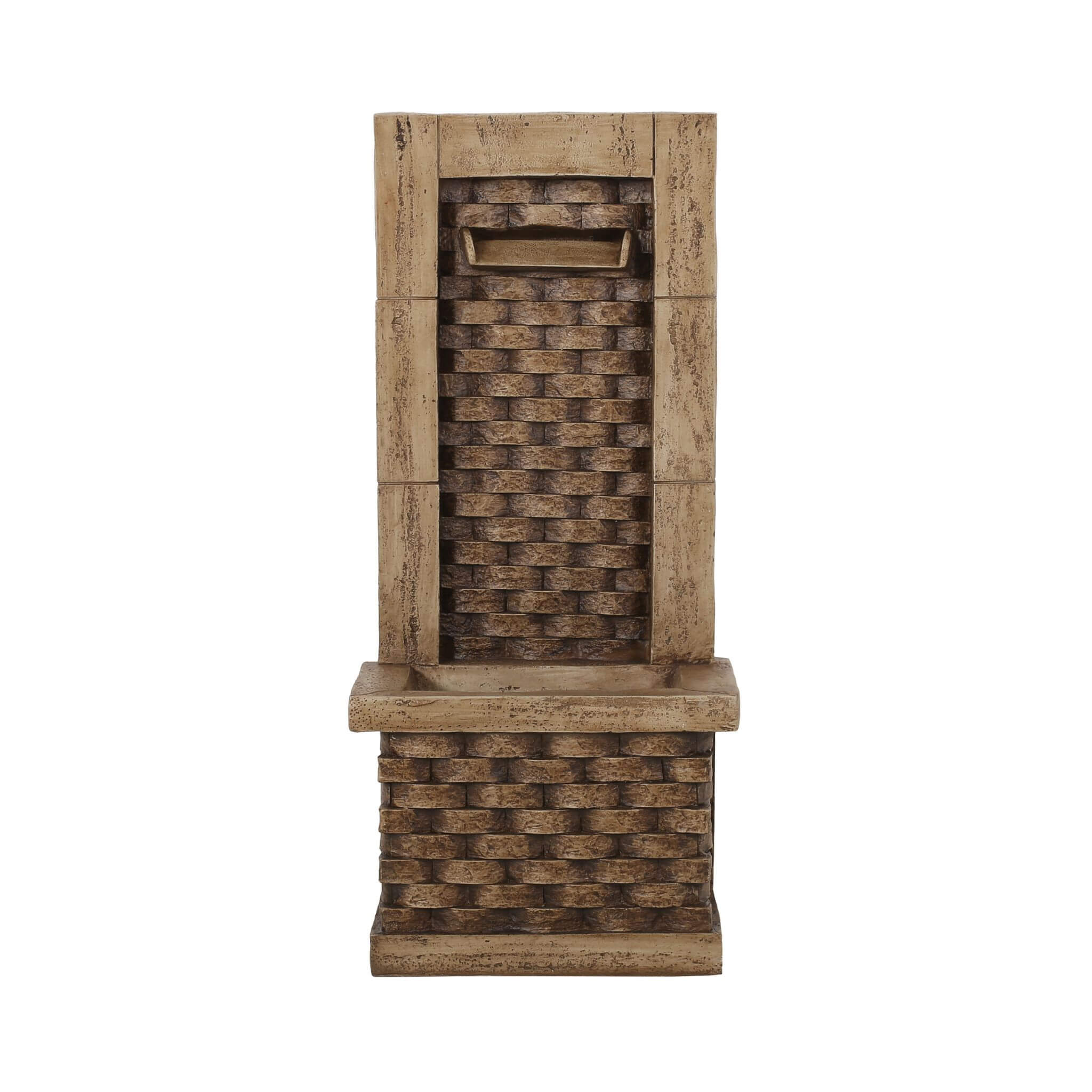 Premium 35 Inch Hand-Crafted Weather-Resistant Waterfall Fountain With LED Lights (SAK86757)