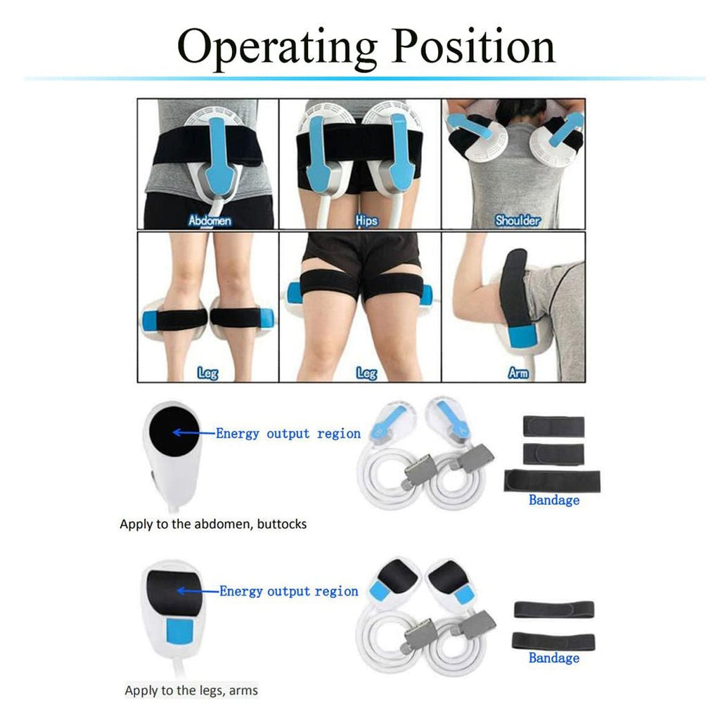 Premium 4-Handle Body, Abdomen And Buttock Muscle Shaping Machine With Trolley (SAK71463)