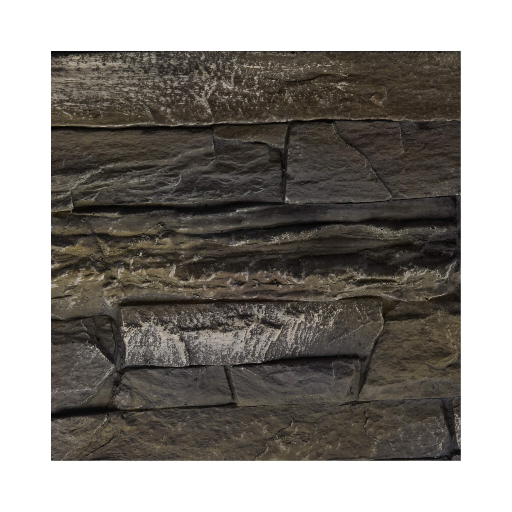 Premium 56" Outdoor Rectangular Concrete Propane Fire Pit W/ Faux Stone Pattern, 50K BTU (SAK31845)