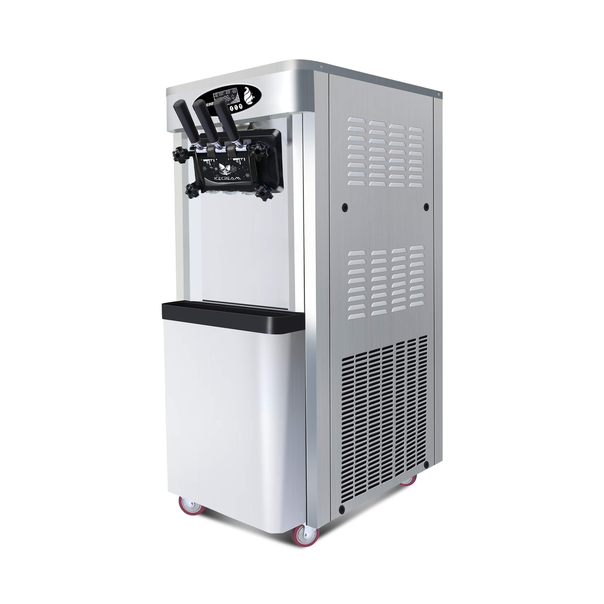 Premium Commercial 3-Flavor Dual Hopper Ice Cream Machine (SAK56917)