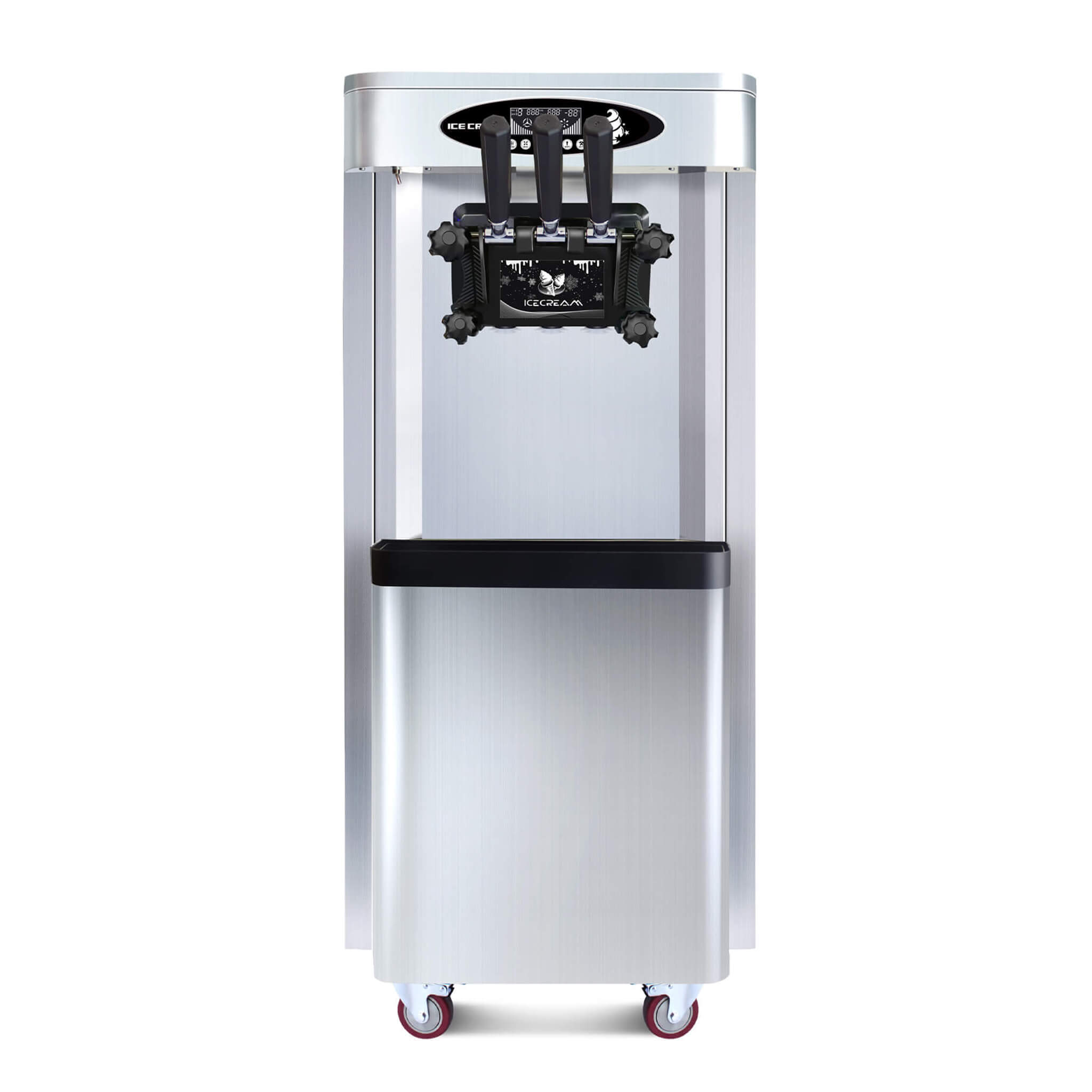 Premium Commercial 3-Flavor Dual Hopper Ice Cream Machine (SAK56917)