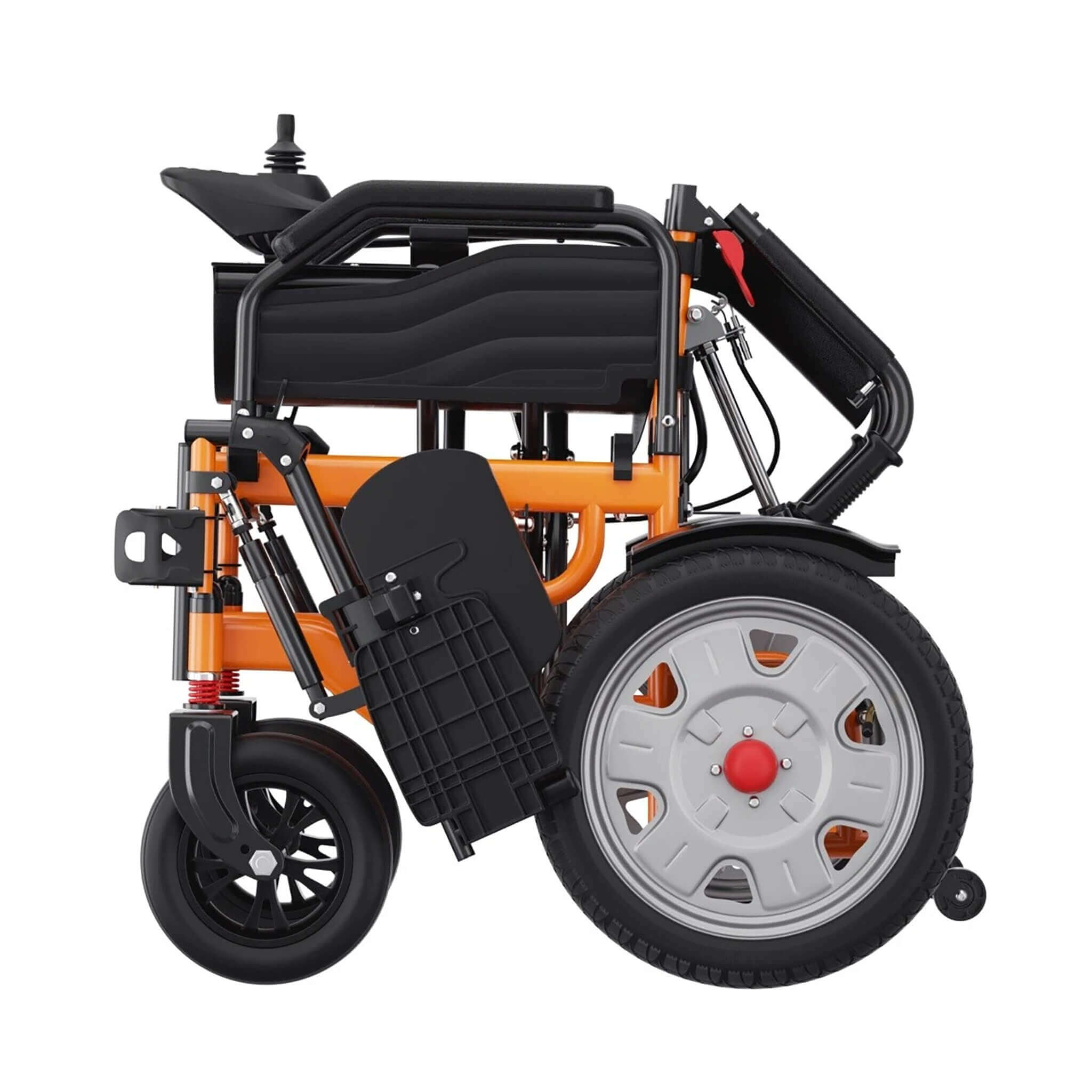 Premium Lightweight Electric Full Reclining Motorized Foldable Wheelchair (SAK91516)