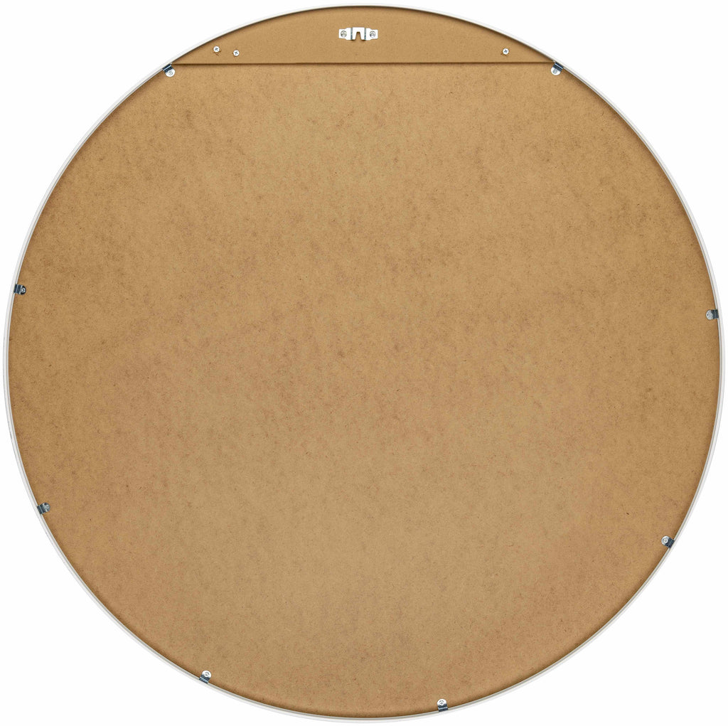 Pontalina Round White Mirror
