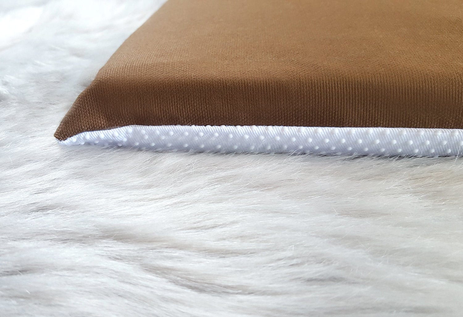 SALE IKEA Bankkamrat, Hemmahos, Stuva Bench Pad Cover  Chocolate Solid Brown Fabric