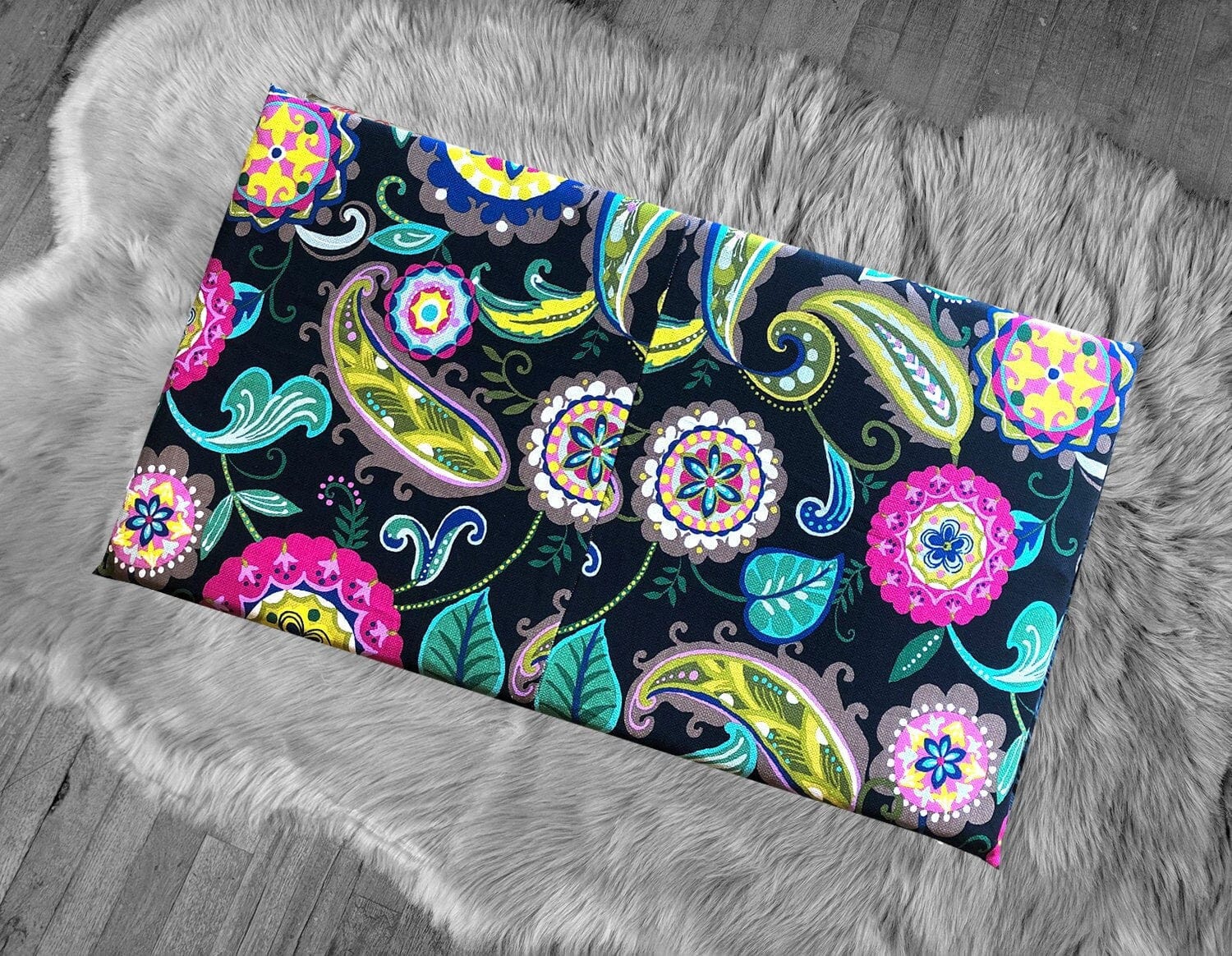 SALE IKEA Bankkamrat, Hemmahos, Stuva Bench Pad Cover  Colorful Paisley Print